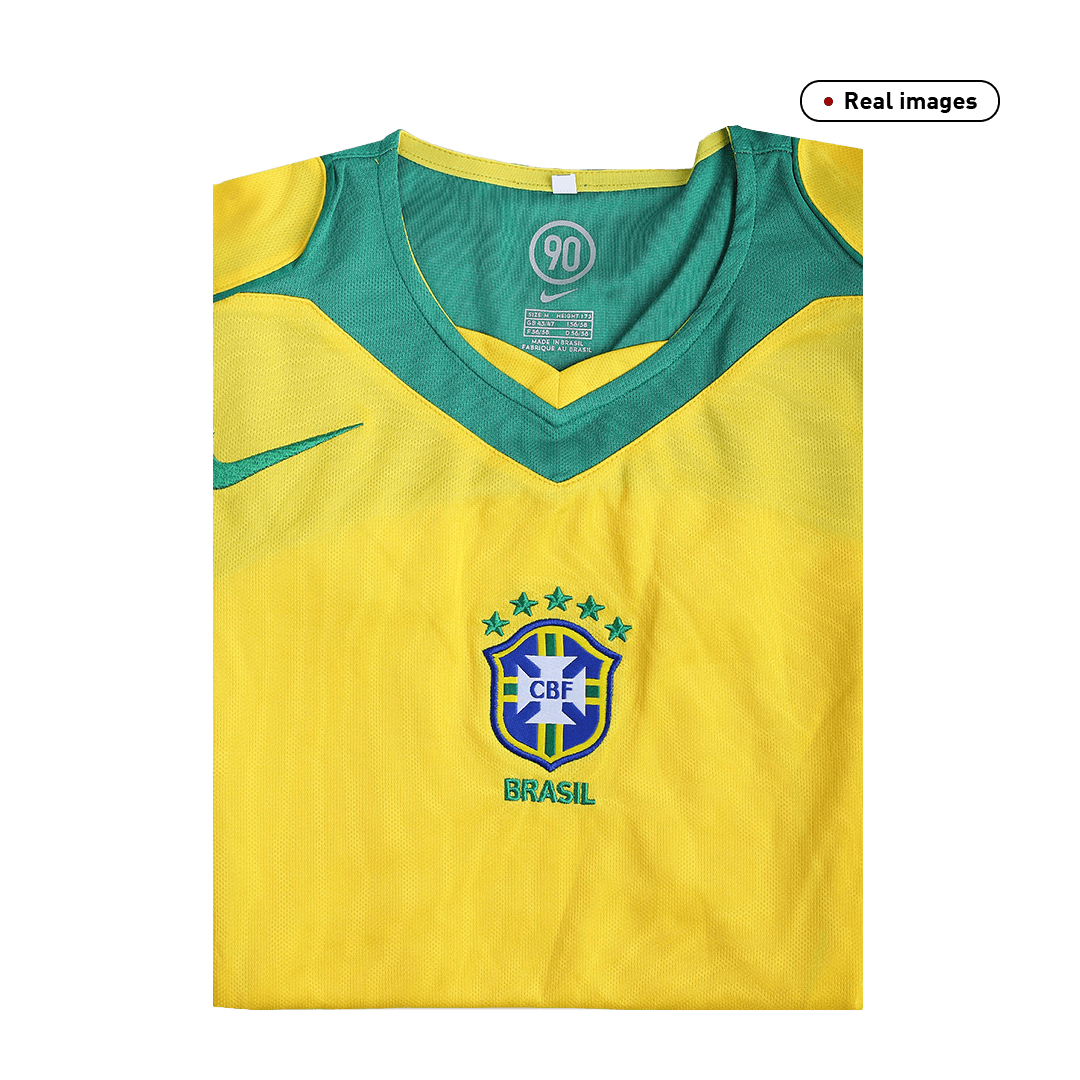 Brazil Retro Hjemmebanetrøje 2004 – Billede 5