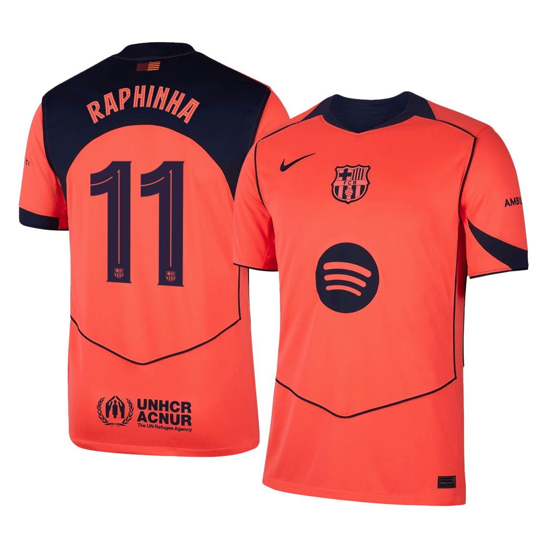 Barcelona Tredjetrøje 2025/26 UCL RAPHINHA #11