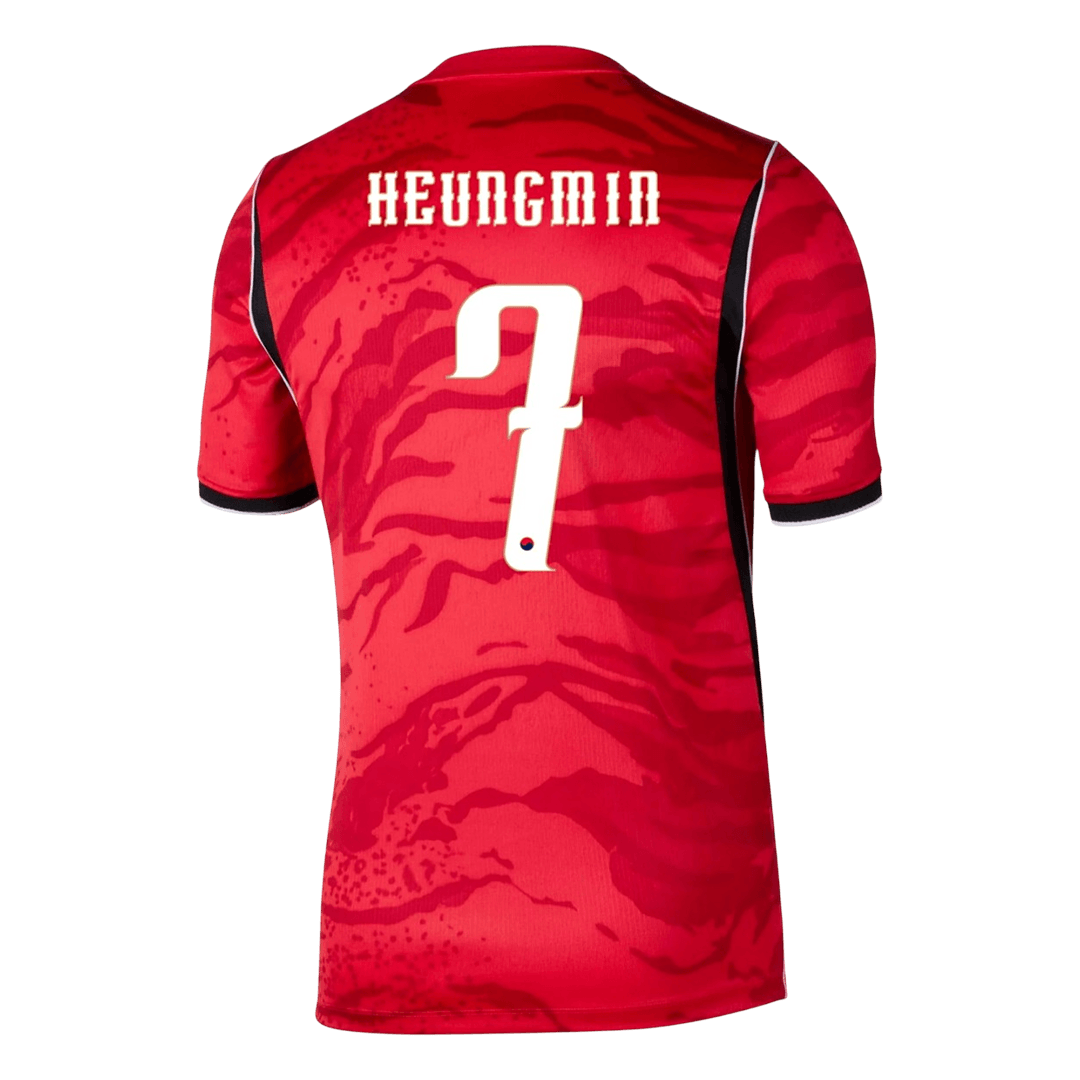 South Korea World Cup Hjemmetrøje 2026 HEUNGMIN #7 – Billede 2
