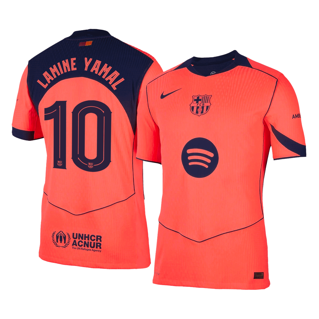 Barcelona Tredjebanetrøje Spillerversion 2025/26 UCL LAMINE YAMAL #10