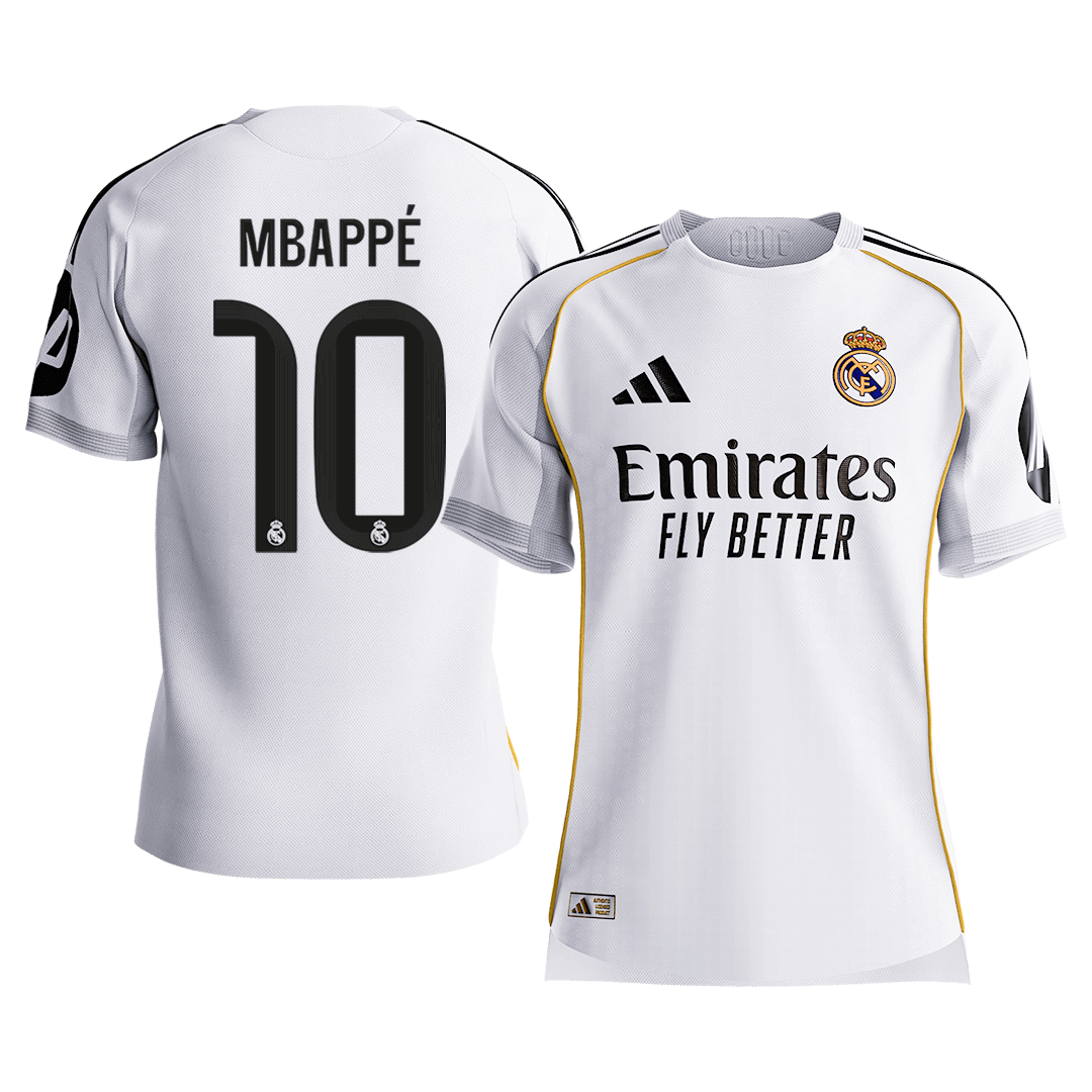 Real Madrid Hjemmebanetrøje Spillerversion 2025/26 MBAPPÉ #10 [PREMIUM]