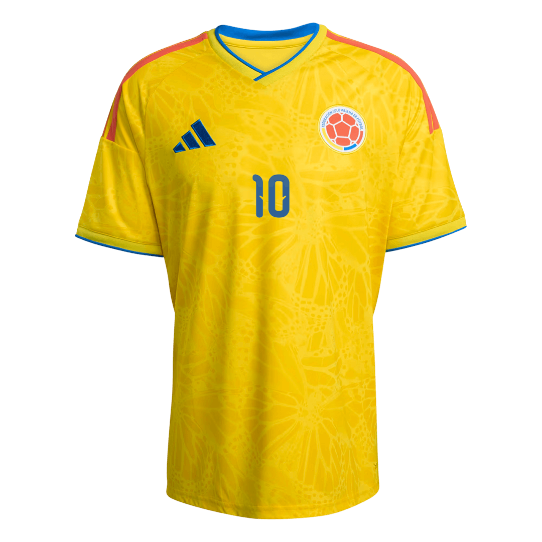 Colombia World Cup 2026 Koti Pelipaita Miesten JAMES #10 - kuva 10