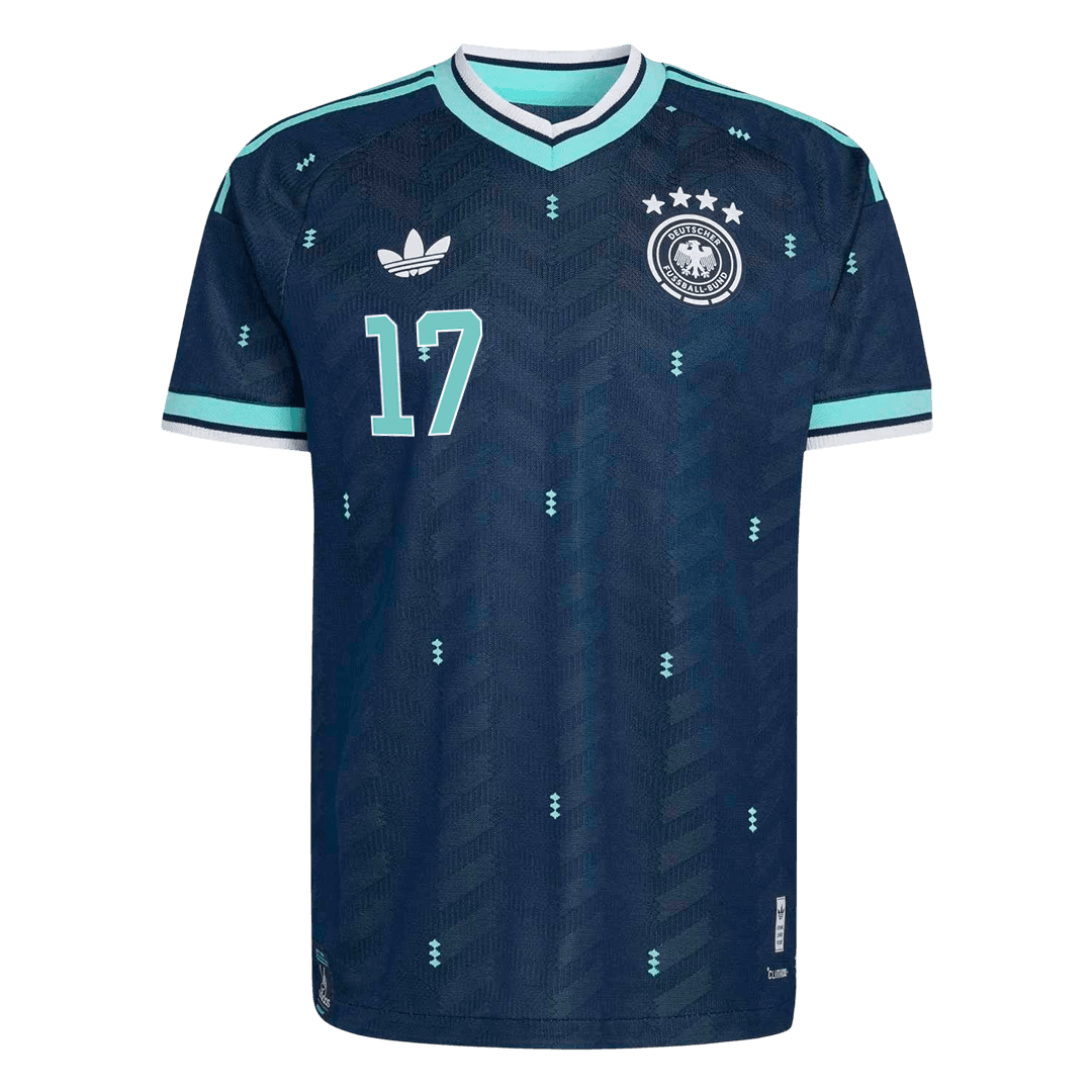 Germany World Cup 2026 Vieras Pelipaita (Player Version) Miesten WIRTZ #17 - kuva 8