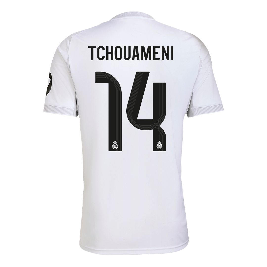 Real Madrid 2025/26 Koti Pelipaita Miesten TCHOUAMENI #14 - kuva 9
