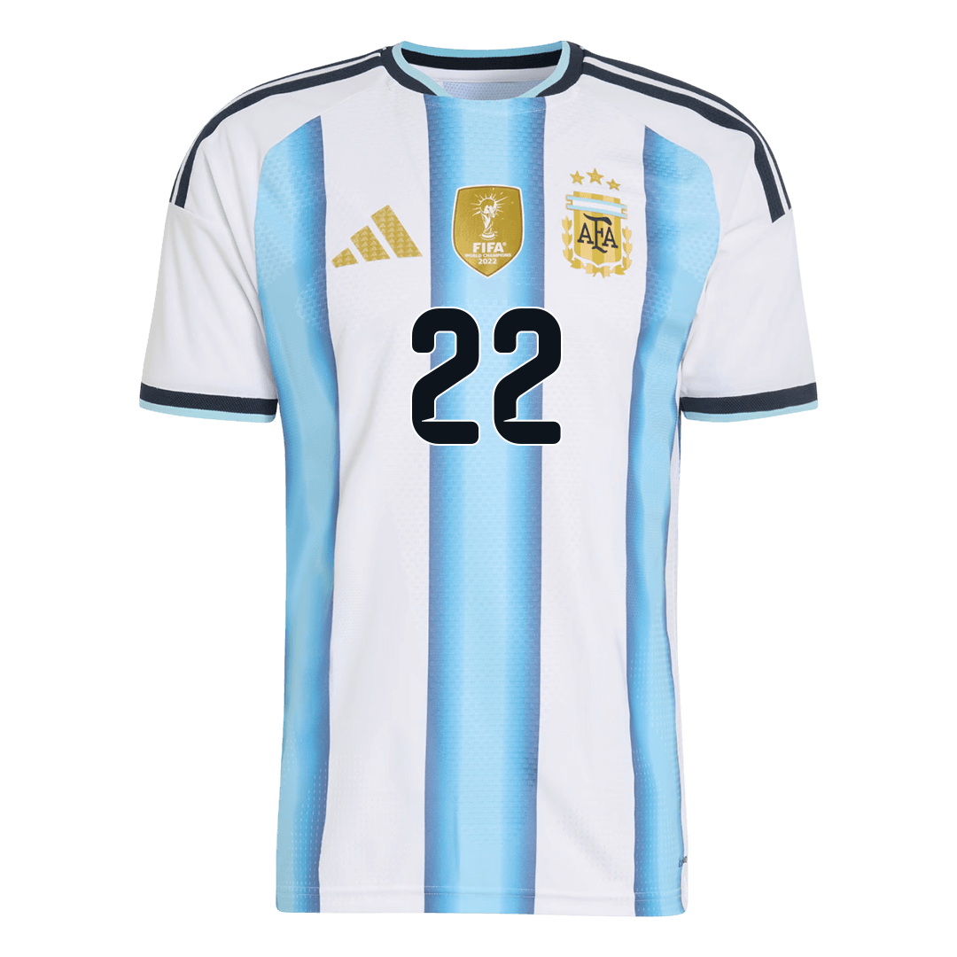 Argentina World Cup 2026 Koti Pelipaita (Player Version) Miesten L. MARTINEZ #22 - kuva 3