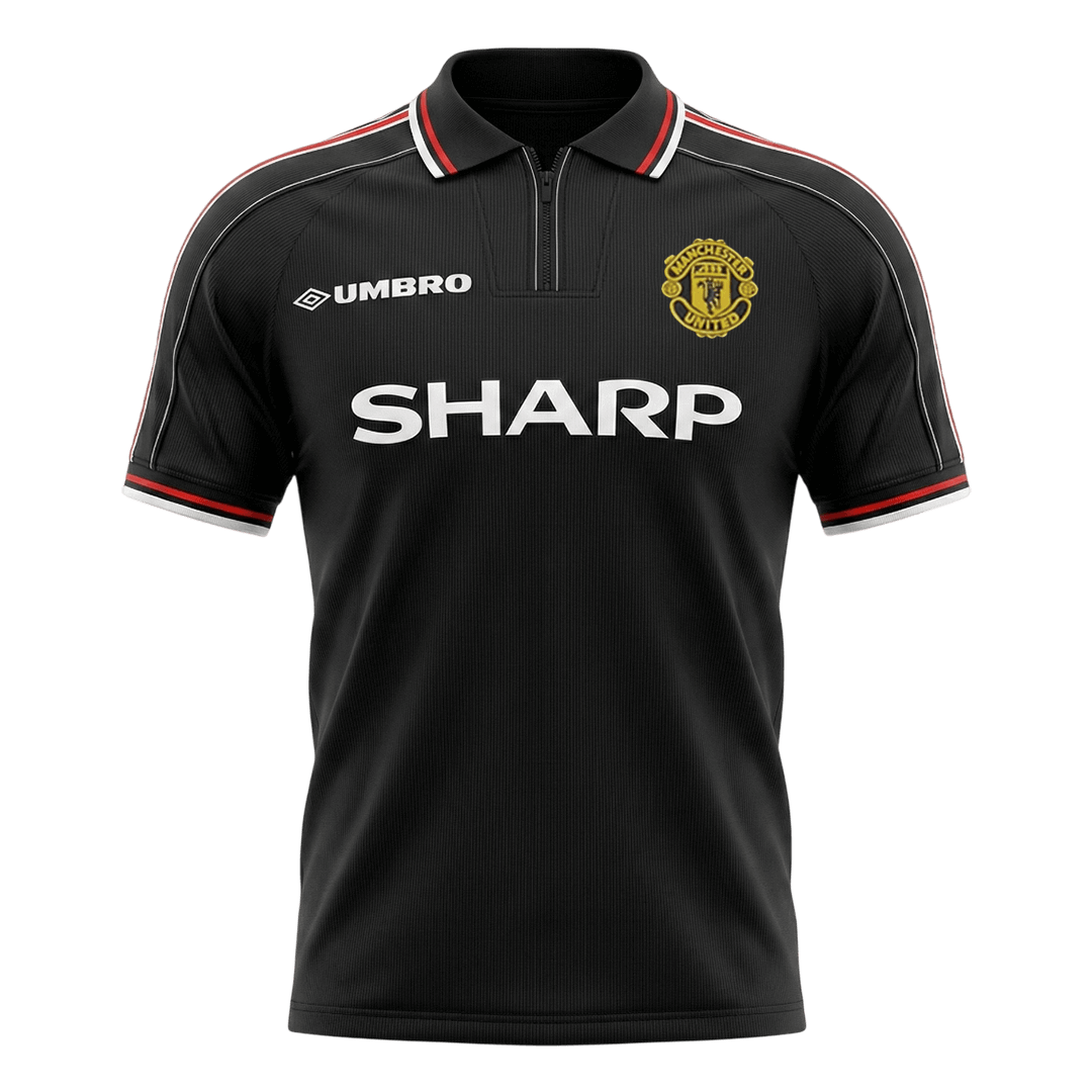 Manchester United 1998 Vieras Retro -pelipaita Miesten