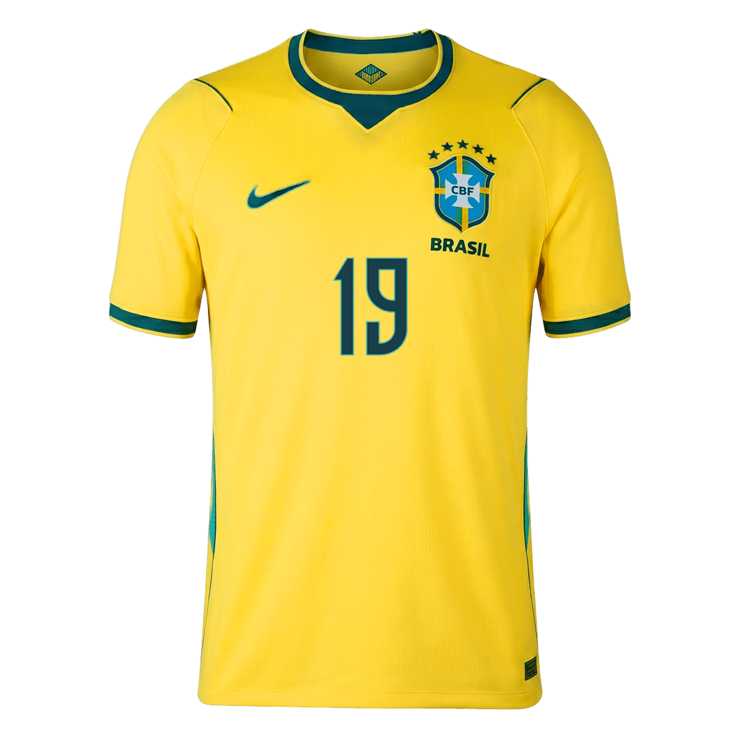 Brazil World Cup 2026 Koti Pelipaita Miesten ENDRICK #19 - kuva 5