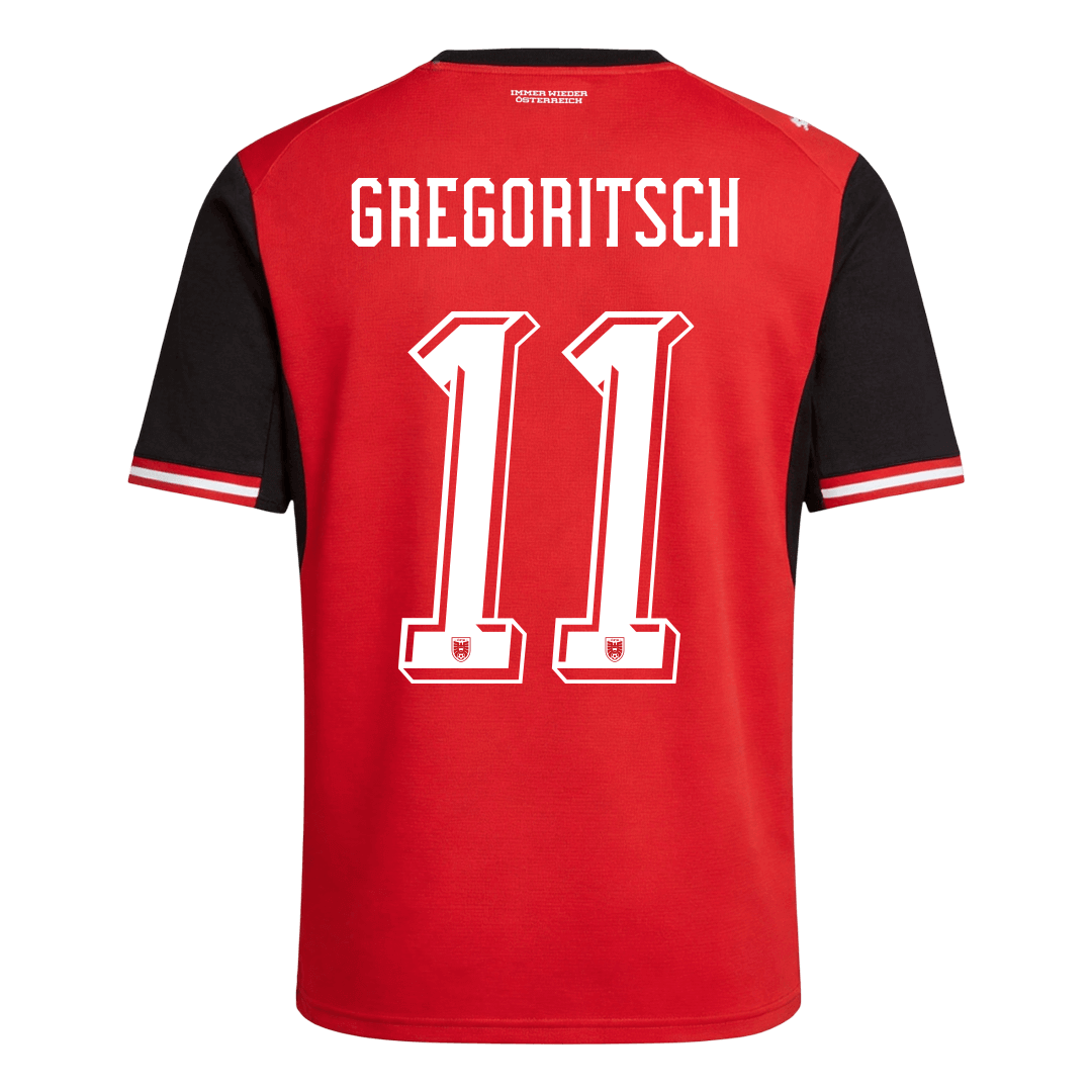 Austria World Cup 2026 Koti Pelipaita Miesten GREGORITSCH #11 - kuva 9
