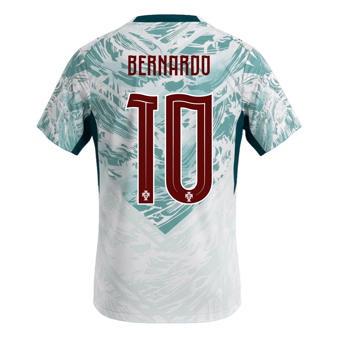 Portugal World Cup 2026 Vieras Pelipaita Miesten BERNARDO #10 - kuva 3
