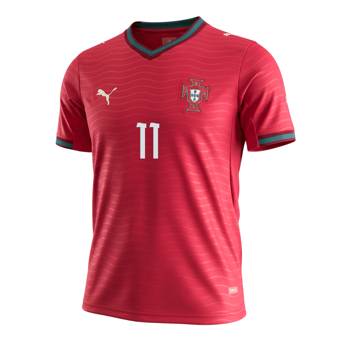 Portugal World Cup 2026 Koti Pelipaita Miesten JO?O FéLIX #11 [PREMIUM] - kuva 8