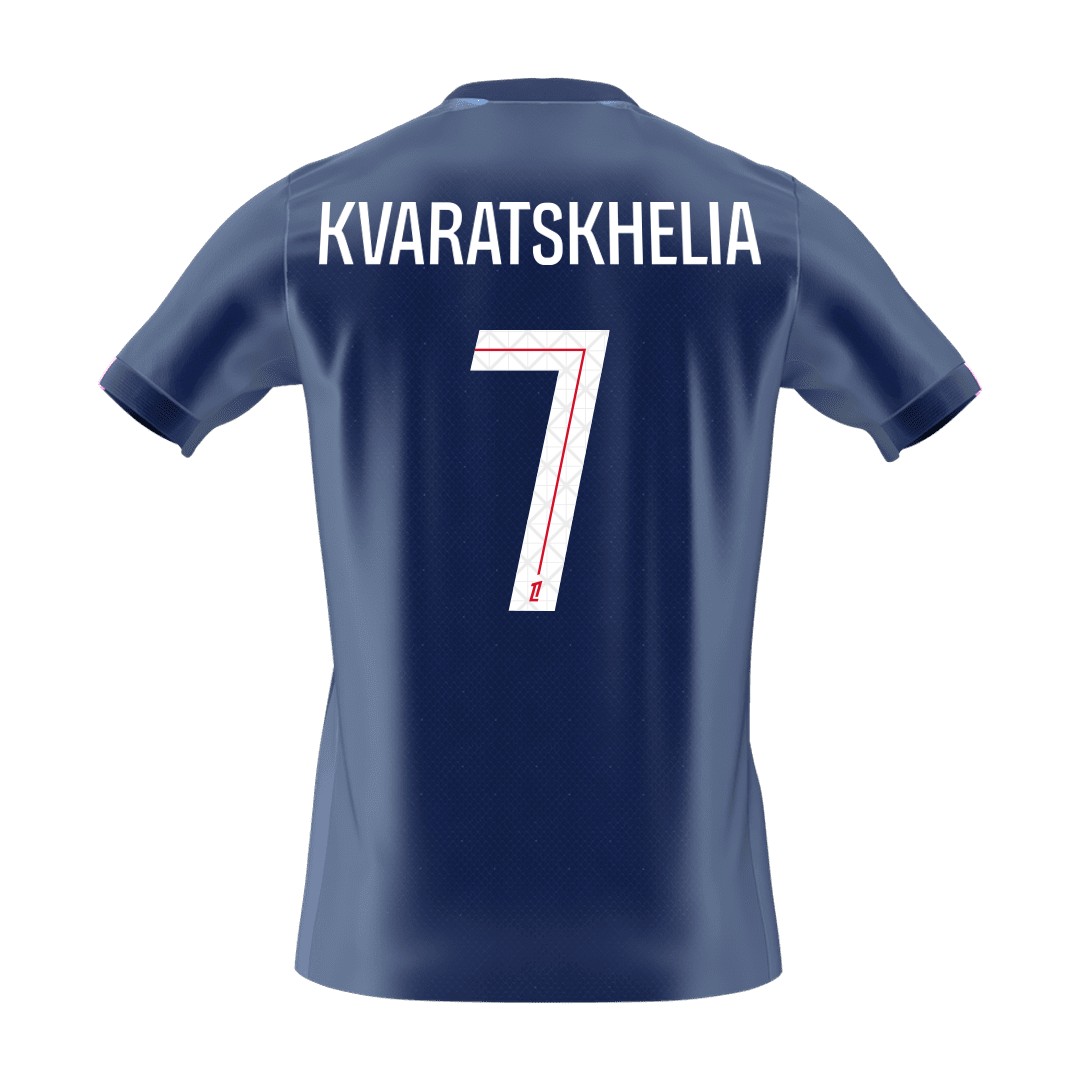 PSG 2025/26 Koti Pelipaita Miesten KVARATSKHELIA #7 [PREMIUM] - kuva 8