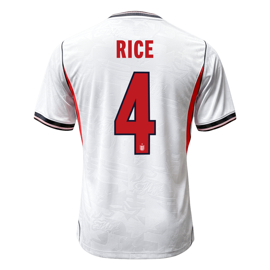 England World Cup 2026 Koti Pelipaita (Player Version) Miesten RICE #4 - kuva 9