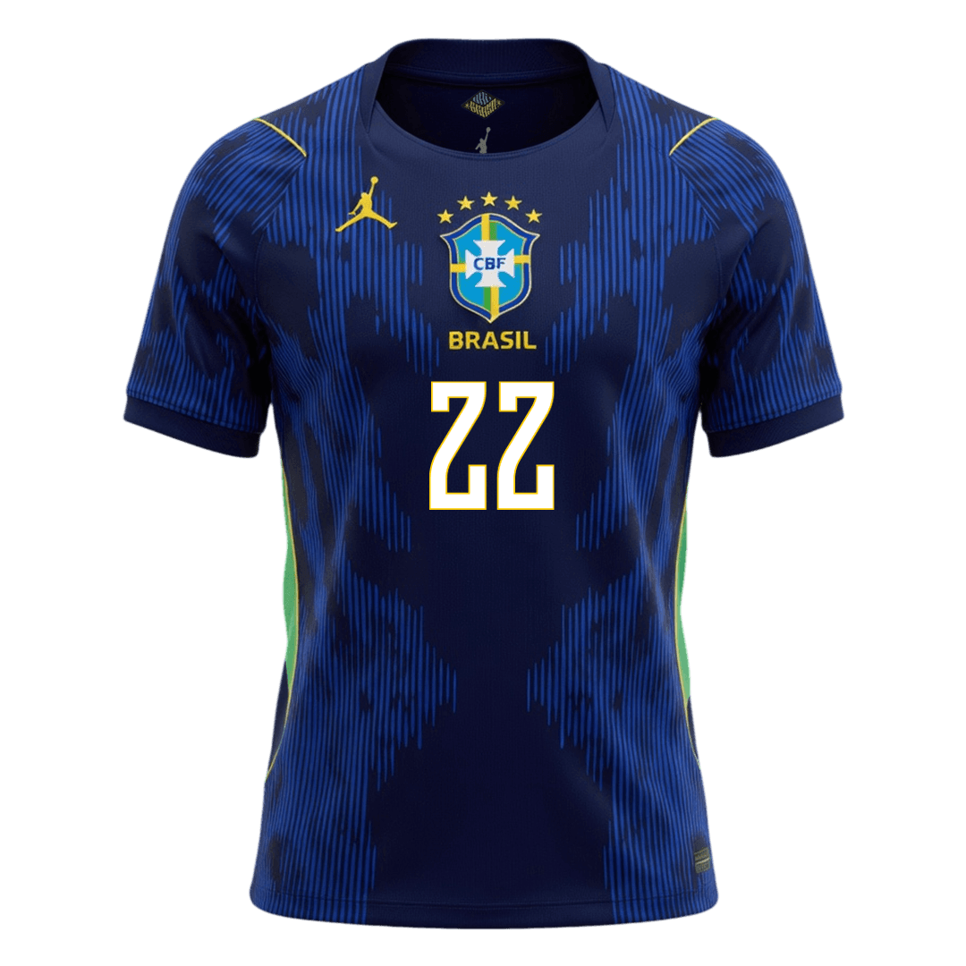 Brazil World Cup 2026 Vieras Pelipaita Miesten JO?O PEDRO #22 - kuva 8