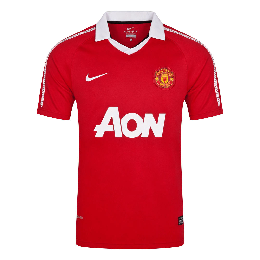 Manchester United 2010/11 Koti Retro -pelipaita Miesten
