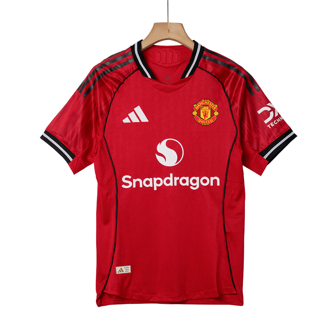 Manchester United 2025/26 Koti Pelipaita (Player Version) Miesten B.FERNANDES #8 - kuva 10