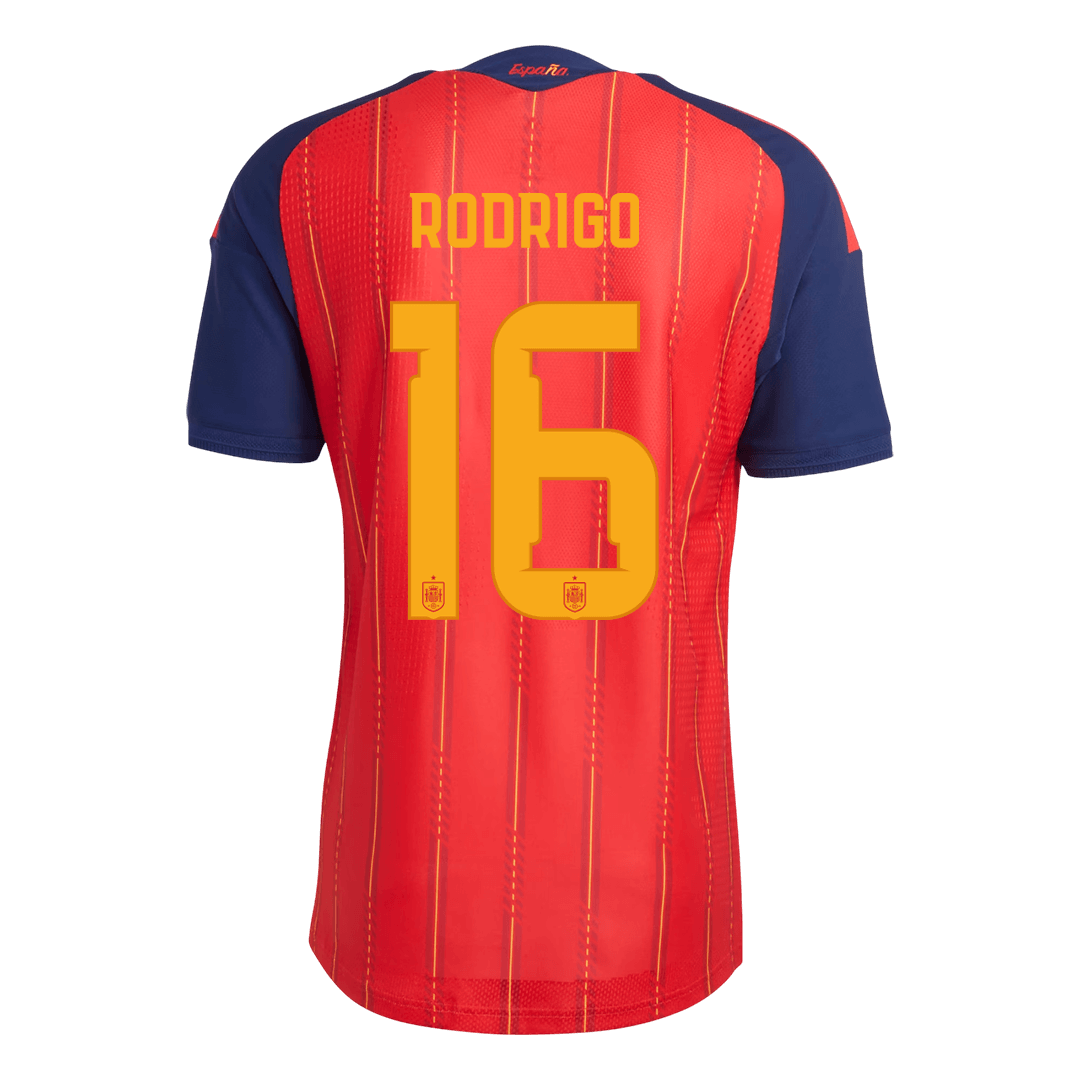 Spain World Cup 2026 Koti Pelipaita (Player Version) Miesten RODRIGO #16 - kuva 3