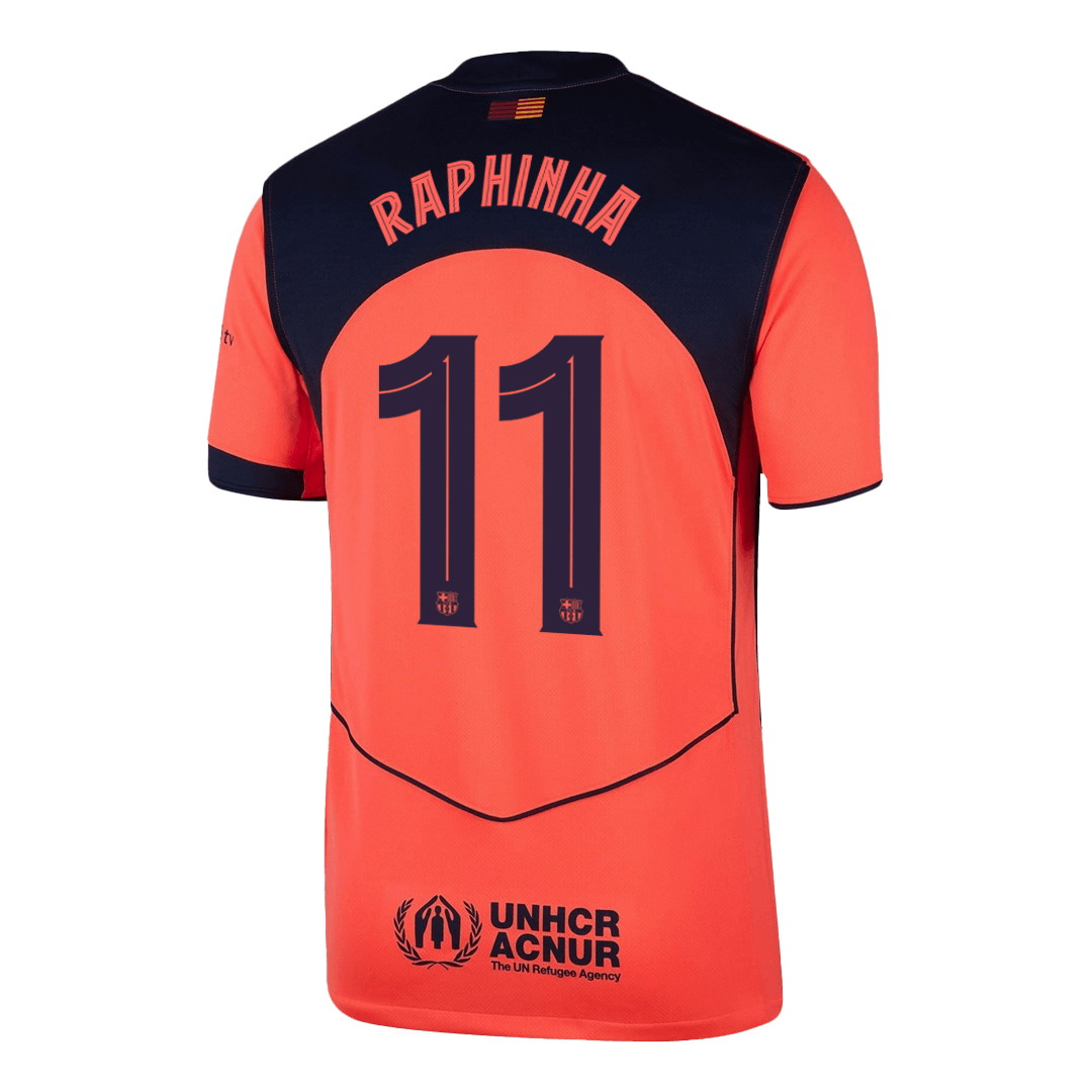 Barcelona 2025/26 UCL Kolmas Pelipaita Miesten RAPHINHA #11 - kuva 11