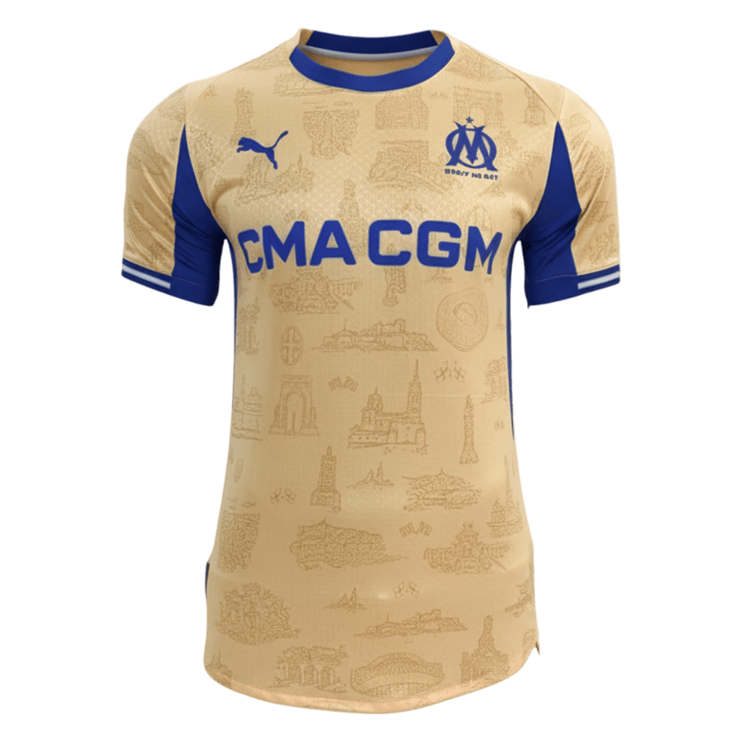 Marseille 2025/26 Nelj?s Pelipaita (Player Version) Miesten