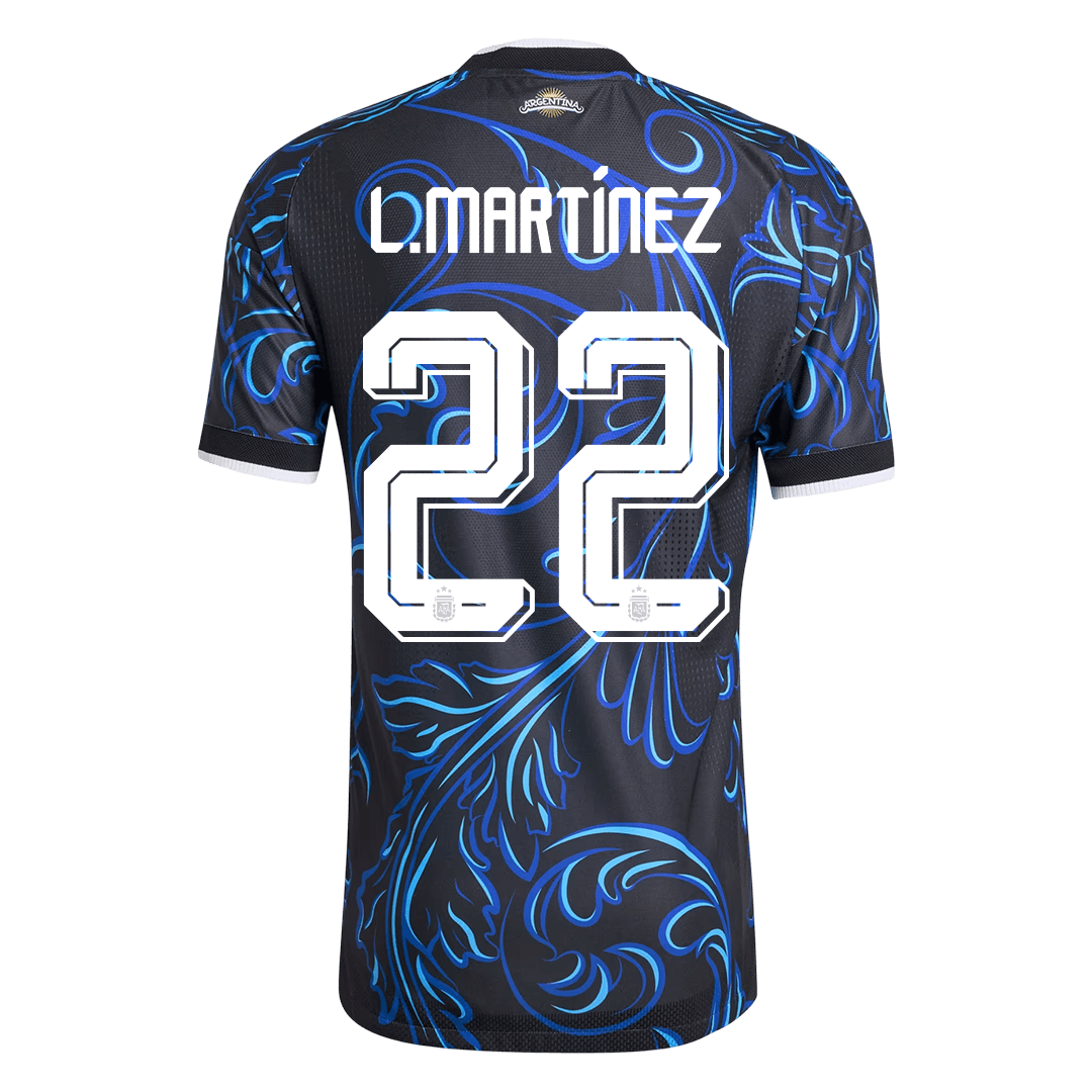 Argentina World Cup 2026 Vieras Pelipaita (Player Version) Miesten L. MARTíNEZ #22 - kuva 9