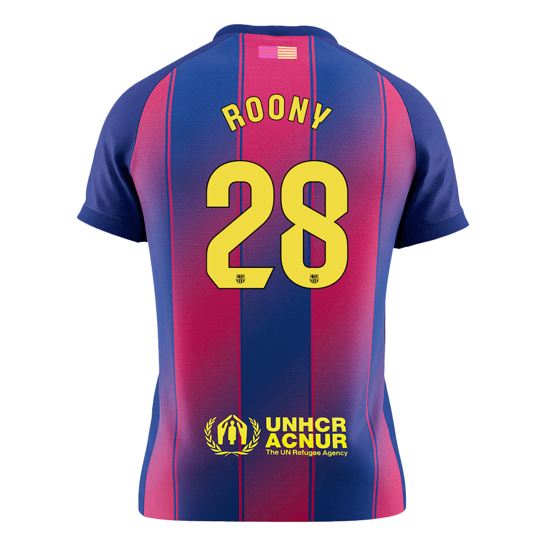 Barcelona 2025/26 Koti Pelipaita Miesten ROONY #28 - kuva 9