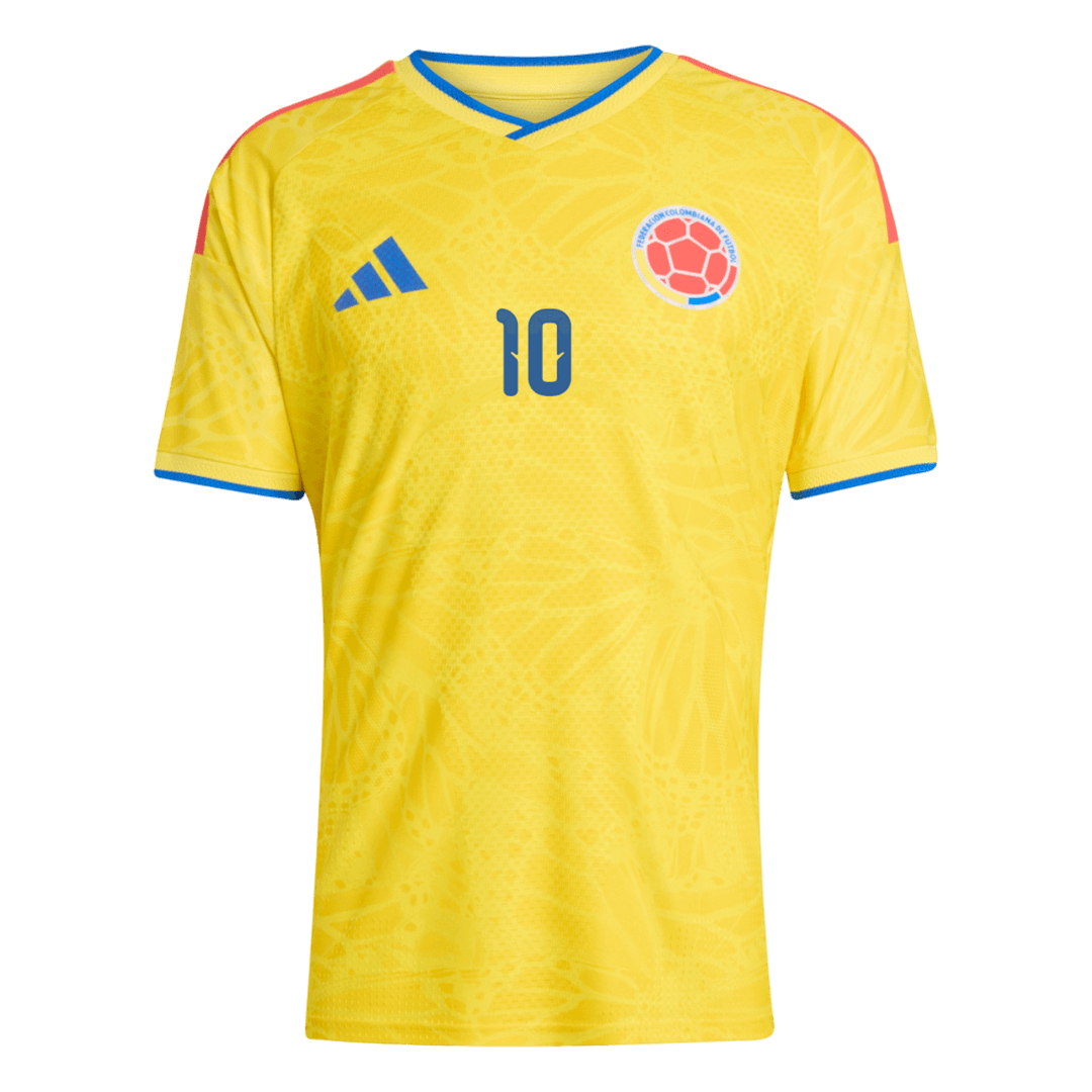 Colombia World Cup 2026 Koti Pelipaita (Player Version) Miesten JAMES #10 - kuva 3