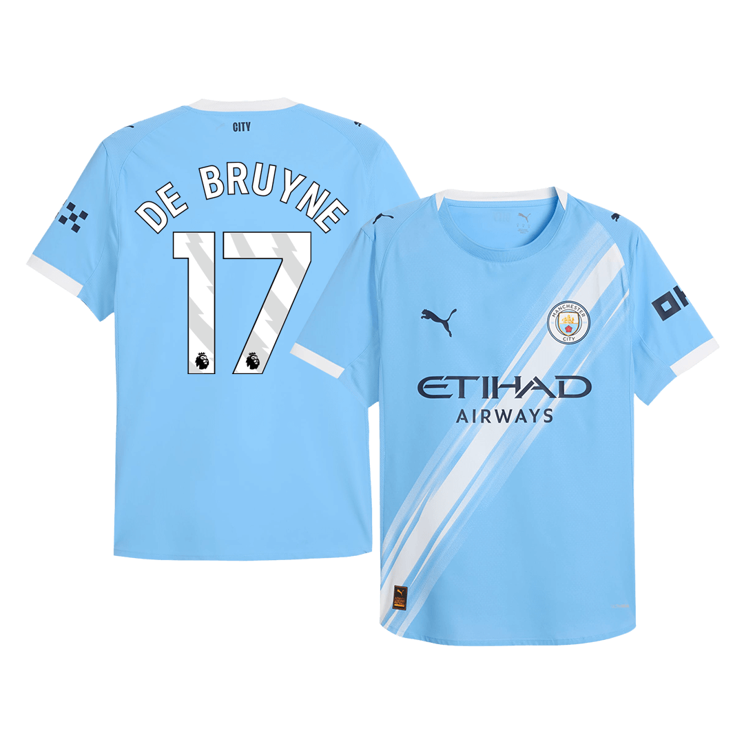 Manchester City 2025/26 Koti Pelipaita (Player Version) Miesten DE BRUYNE #17