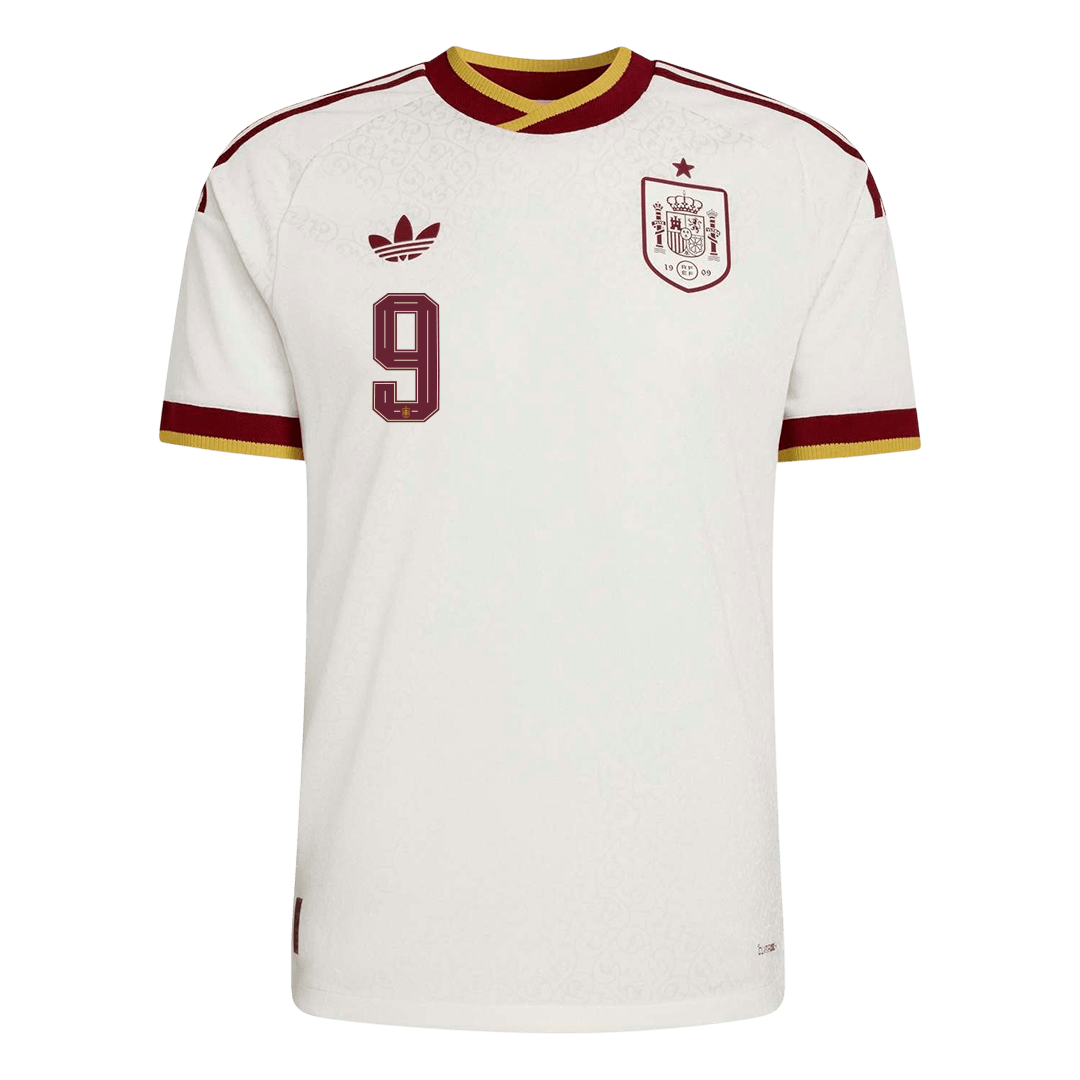 Spain World Cup 2026 Vieras Pelipaita (Player Version) Miesten GAVI #9 - kuva 9