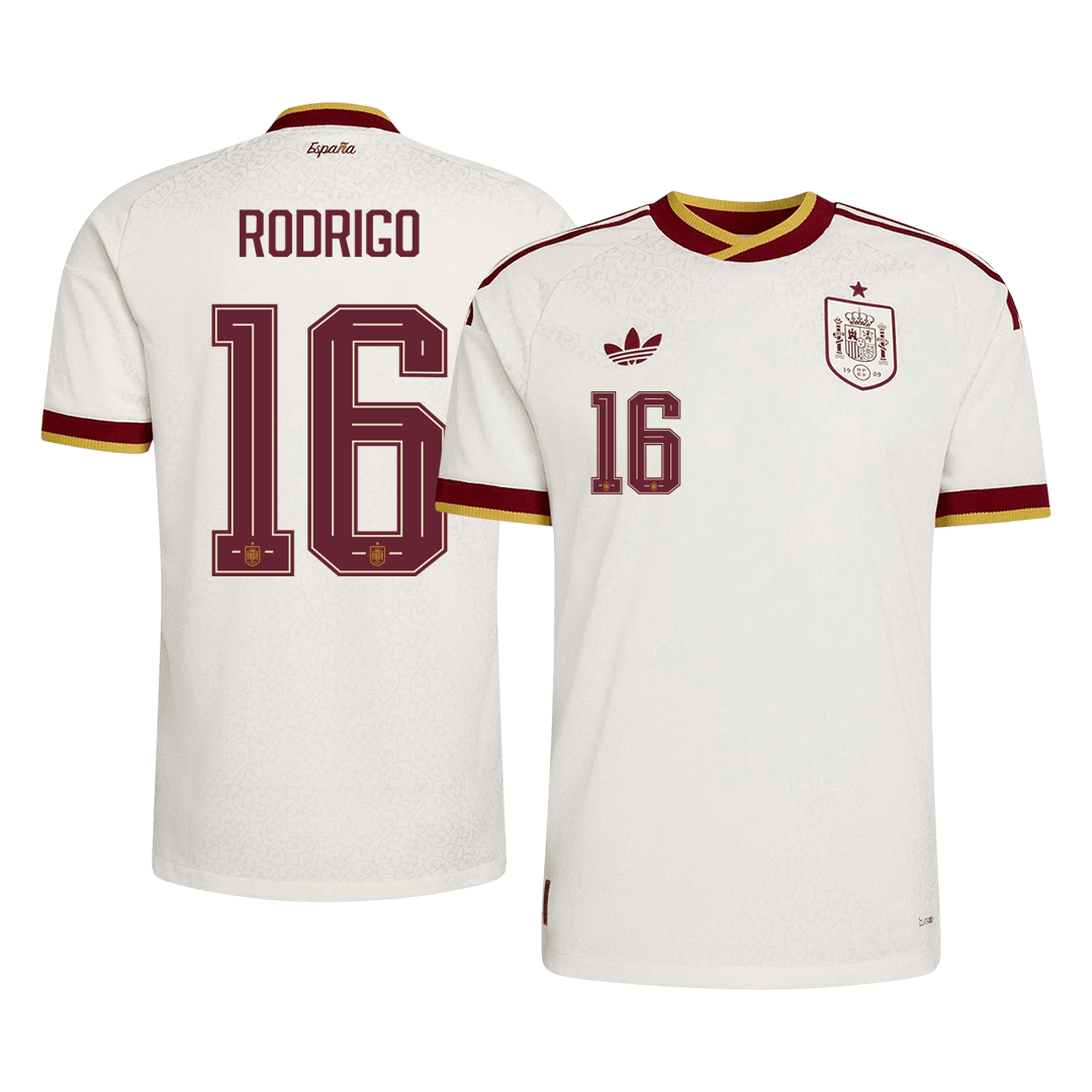 Spain World Cup 2026 Vieras Pelipaita (Player Version) Miesten RODRIGO #16