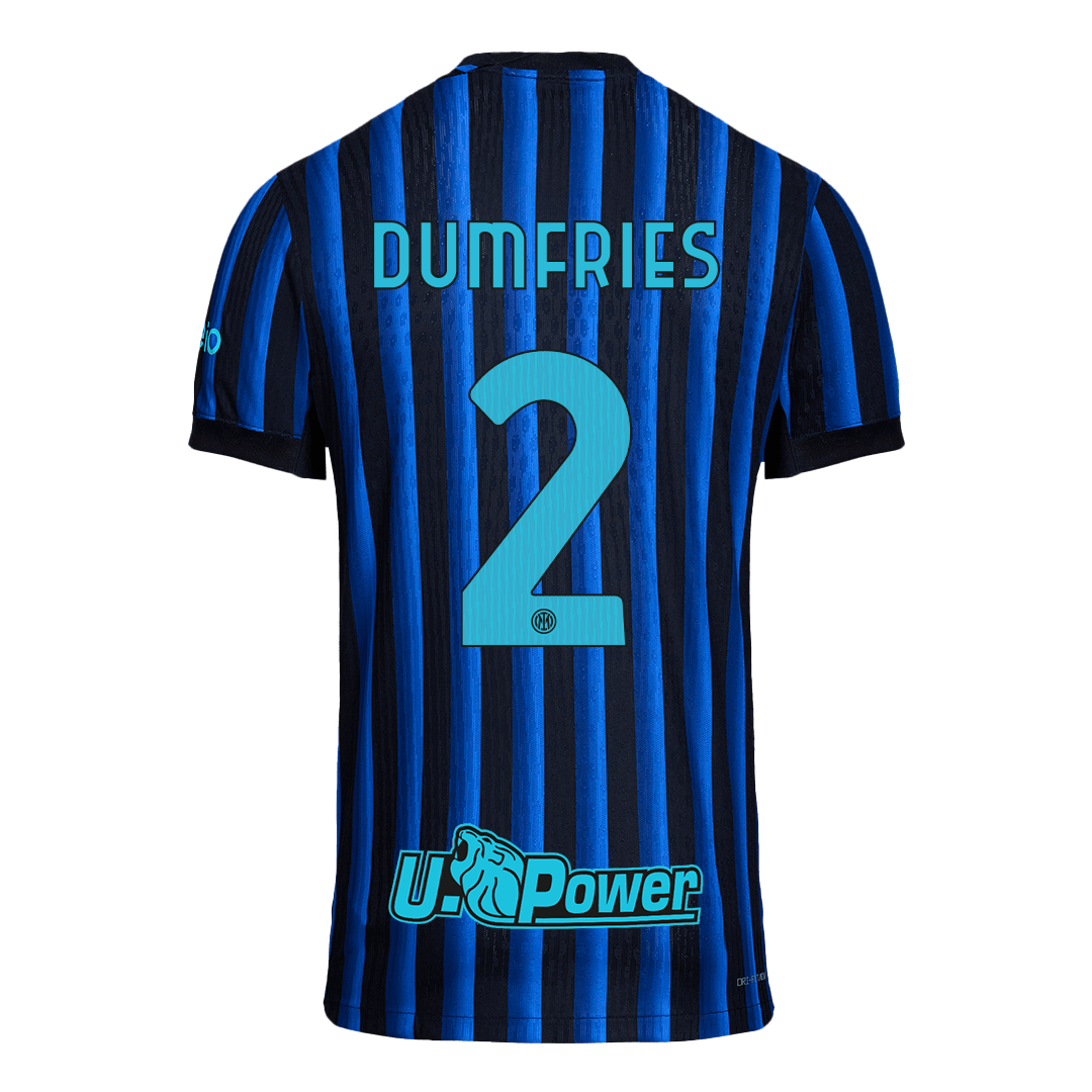 Inter Milan 2025/26 Koti Pelipaita (Player Version) Miesten DUMFRIES #2 - kuva 13