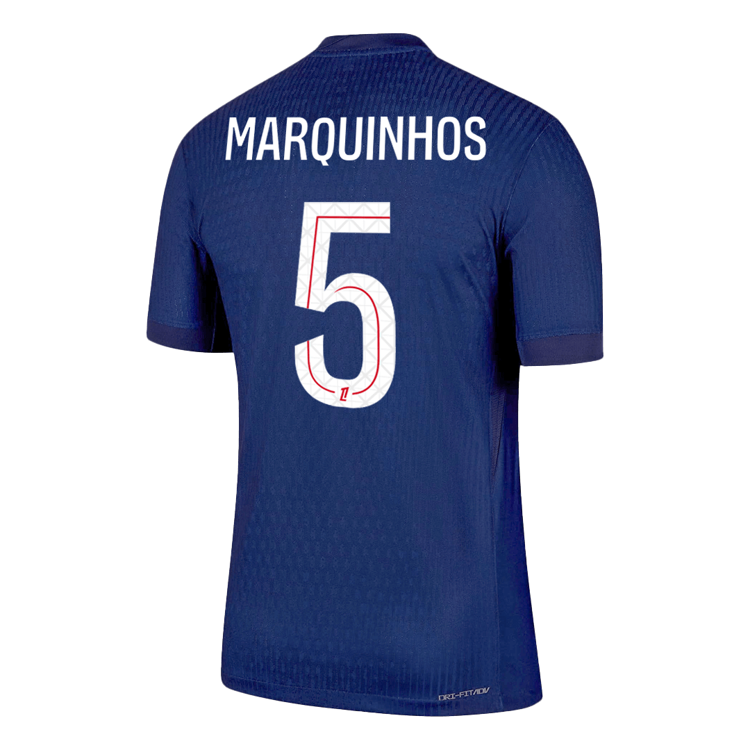 PSG 2025/26 Koti Pelipaita (Player Version) Miesten MARQUINHOS #5 - kuva 9