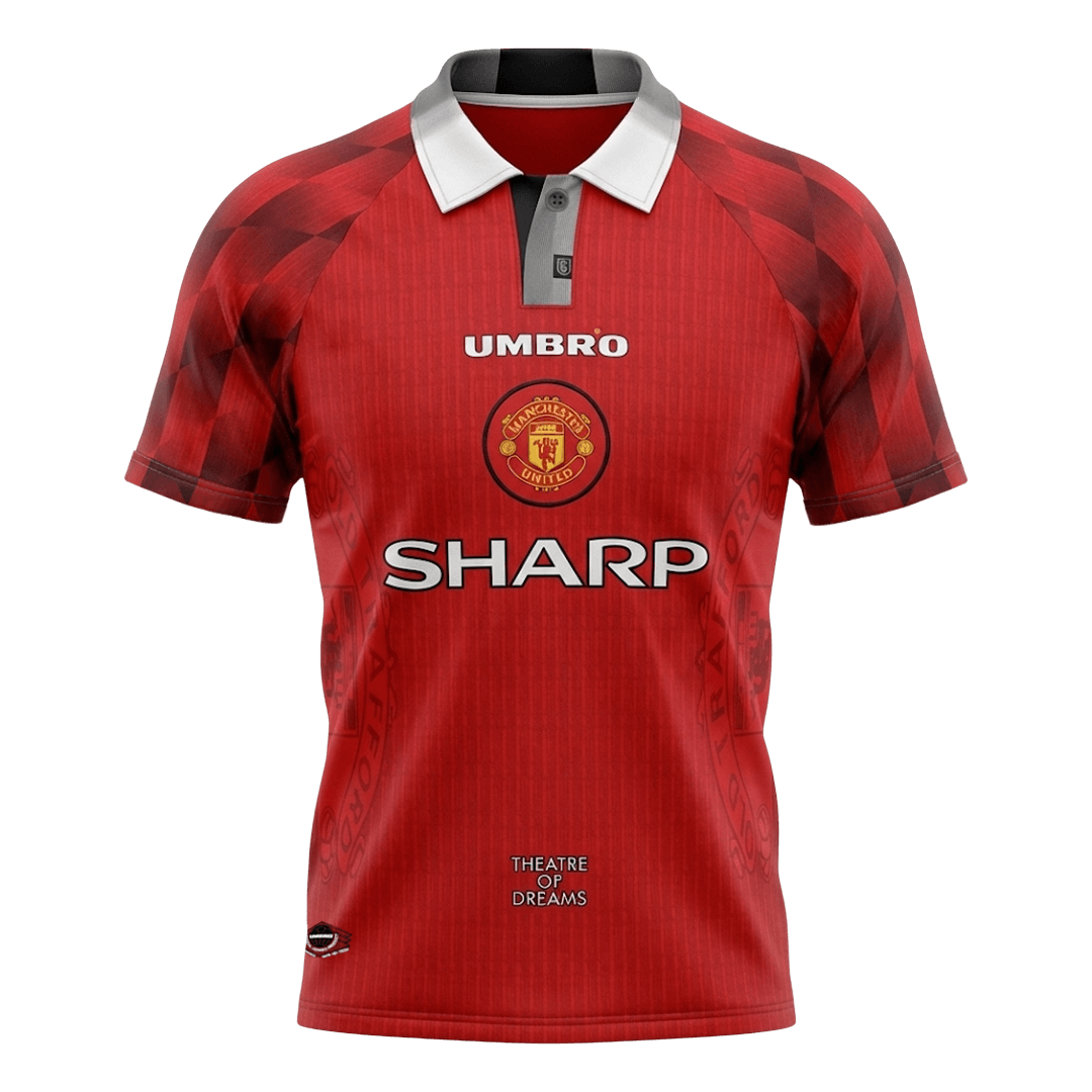 Manchester United 1996/97 Koti Retro -pelipaita Miesten