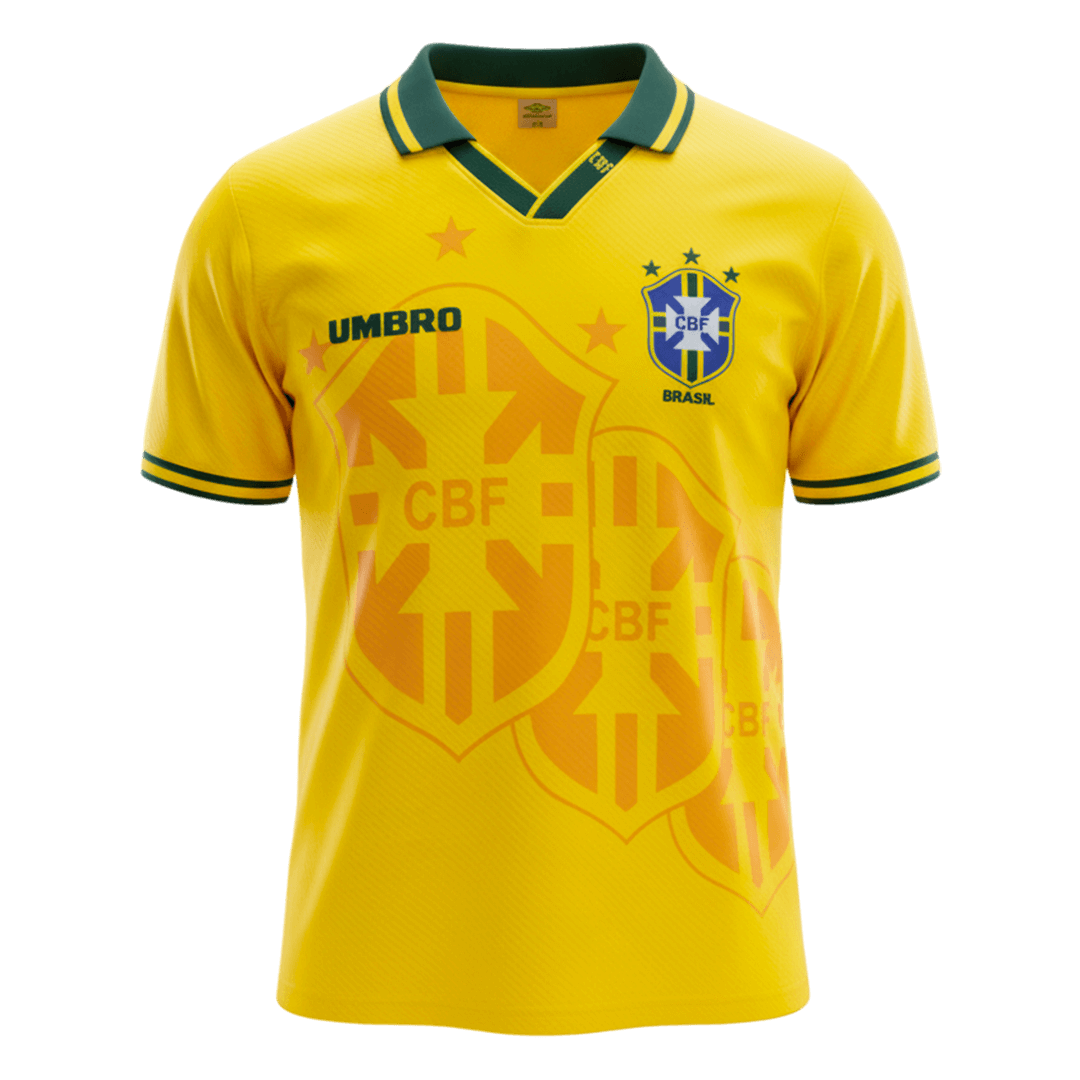 Brazil 1994 Koti Retro -pelipaita Miesten