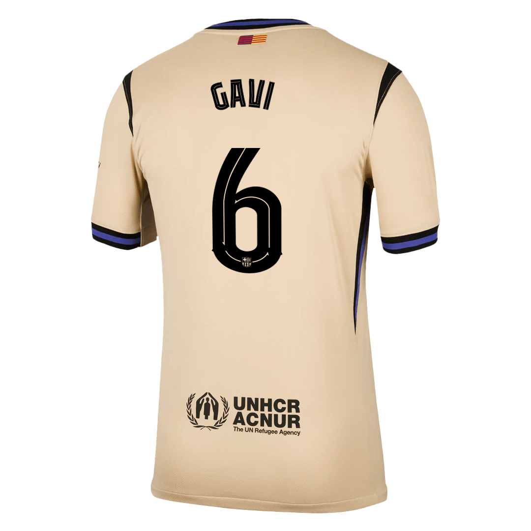 Barcelona 2025/26 UCL Vieras Pelipaita Miesten GAVI #6 - kuva 13