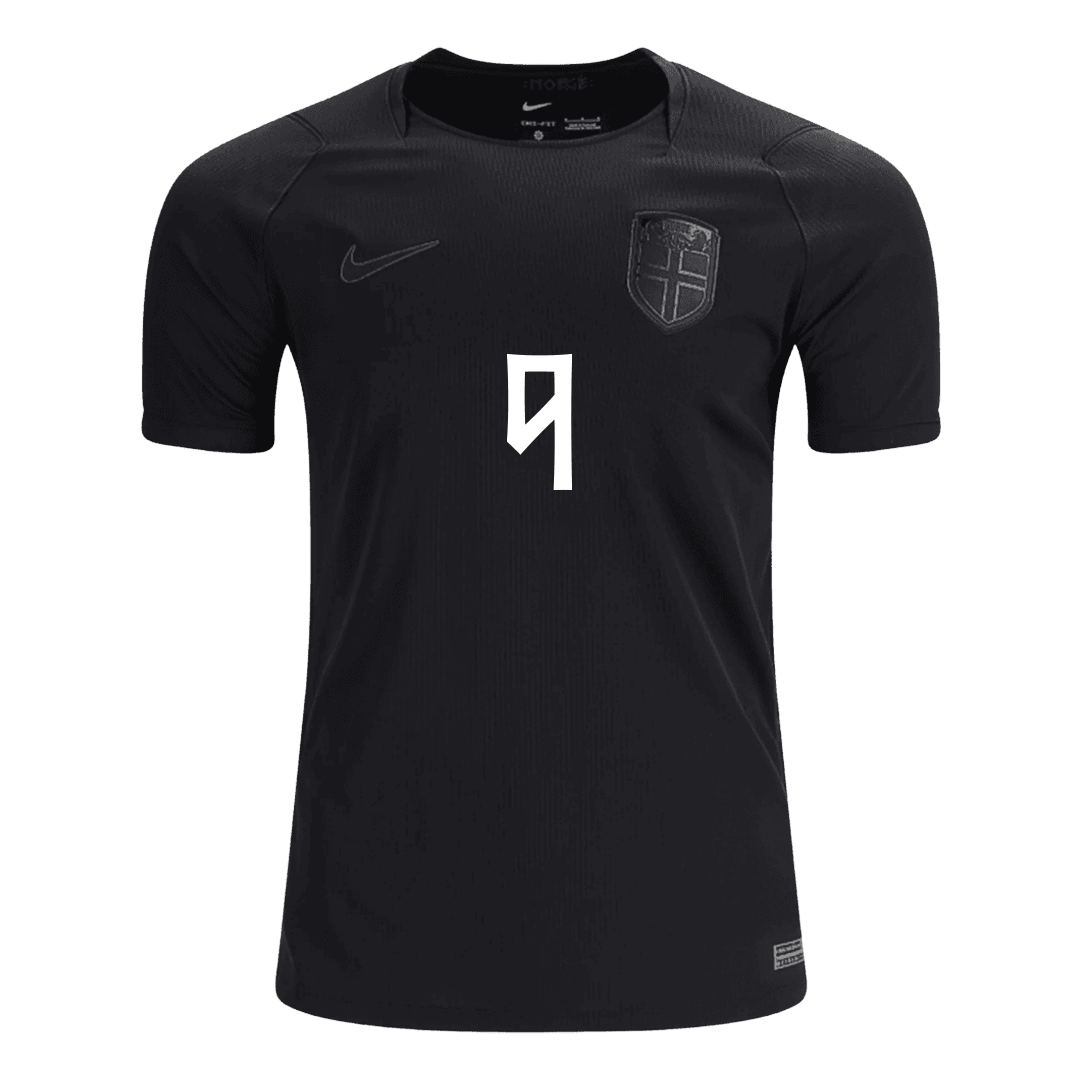Norway World Cup 2026 Vieras Pelipaita Miesten BRAUT HAALAND #9 - kuva 2