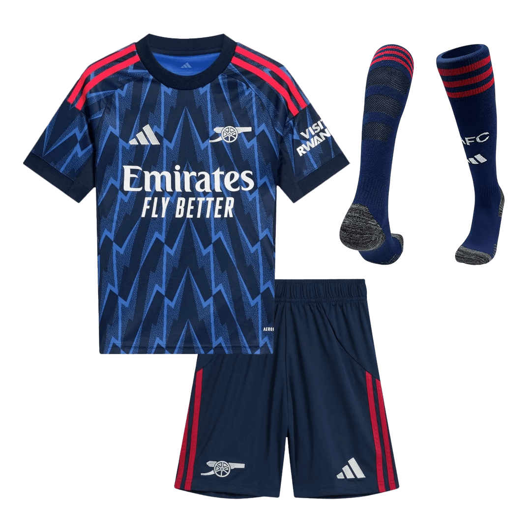 Arsenal 2025/26 Vieras Lasten t?ydellinen peliasu