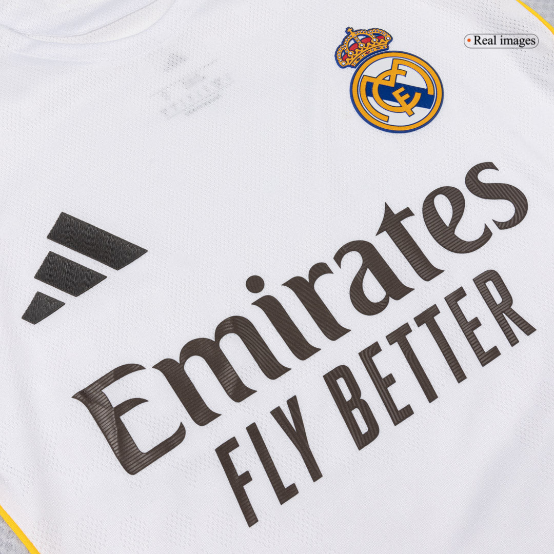 Real Madrid 2025/26 Koti Pelipaita (Player Version) Miesten TCHOUAMENI #14 [PREMIUM] - kuva 5