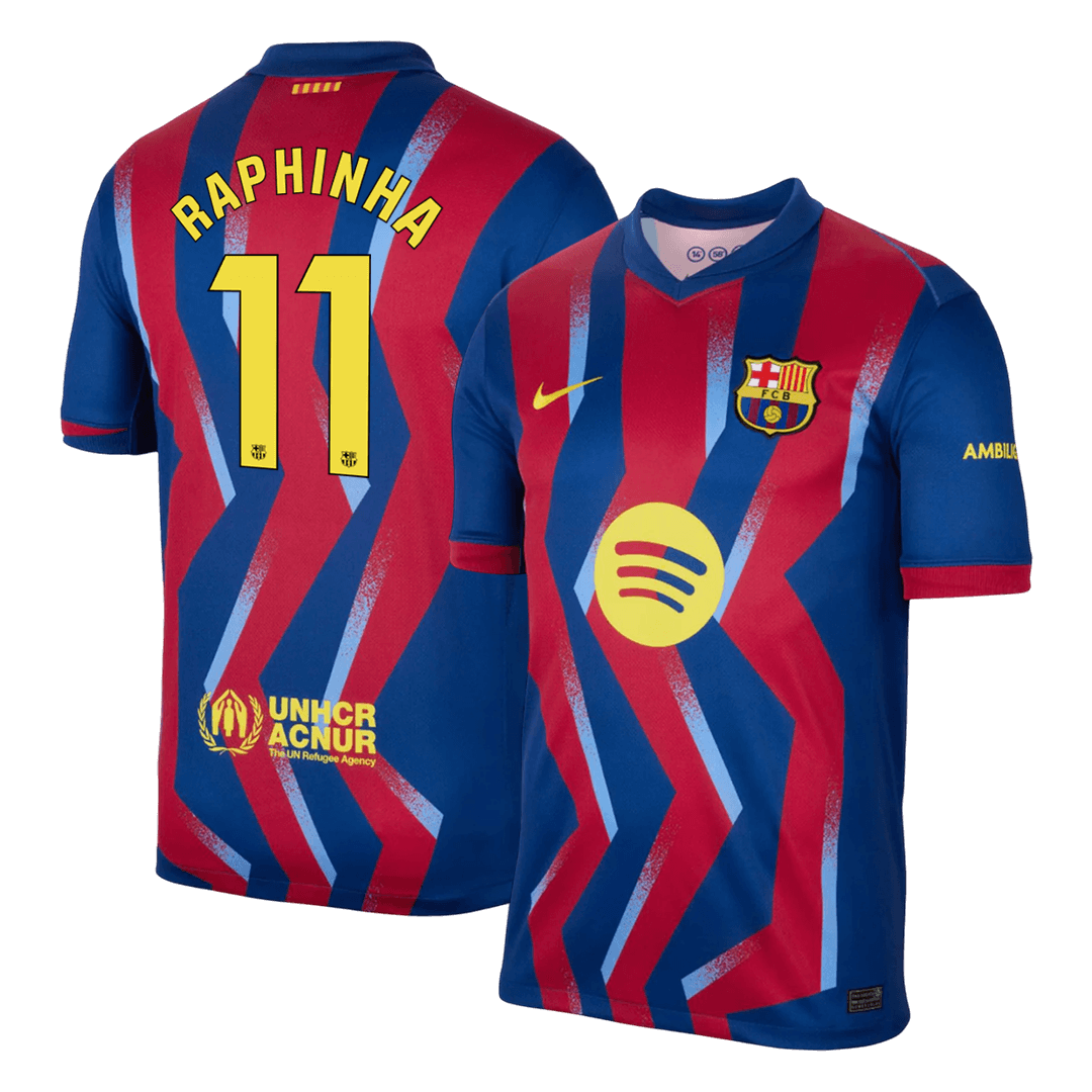 Barcelona 2025/26 Nelj?s Pelipaita Miesten RAPHINHA #11