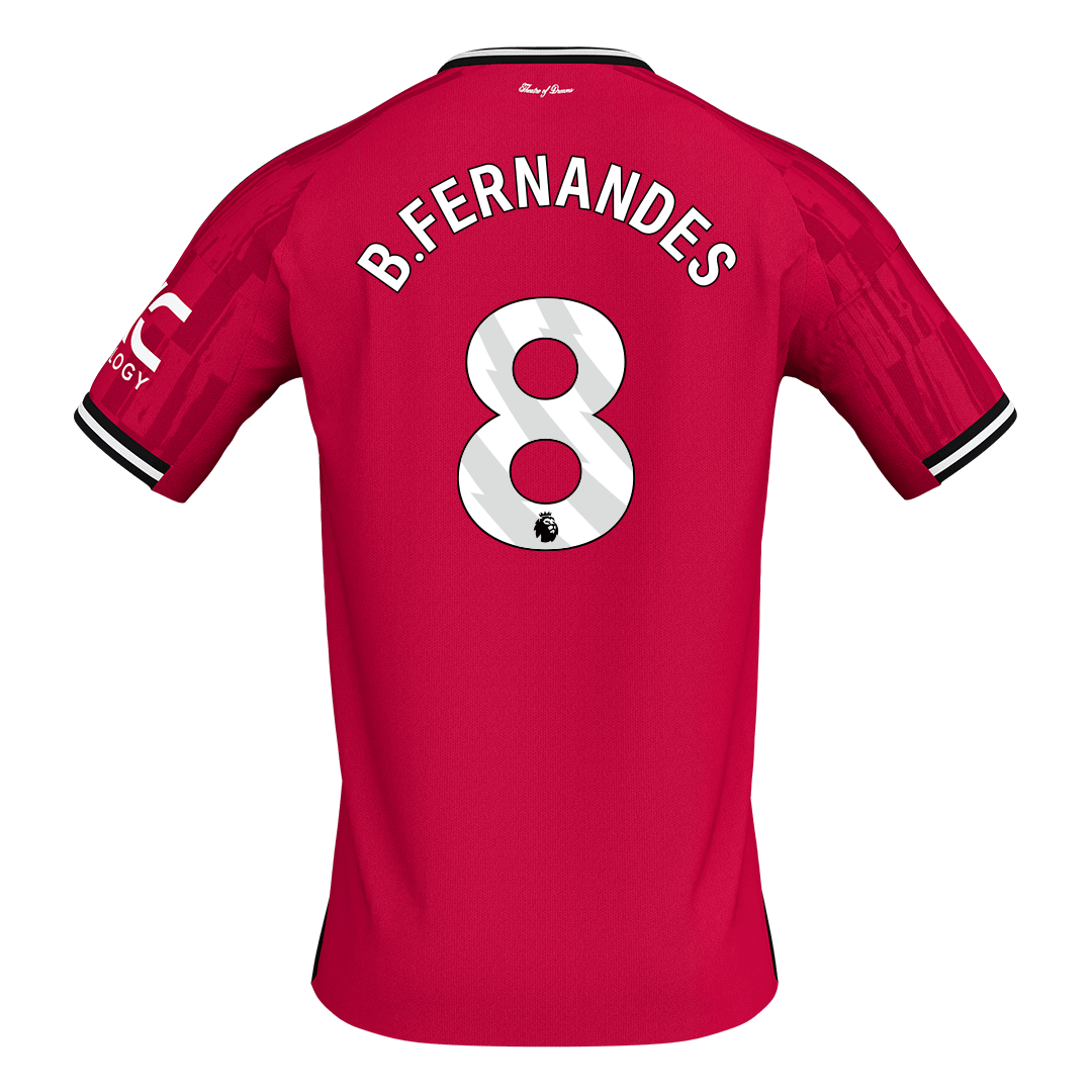 Manchester United 2025/26 Koti Pelipaita Miesten B.FERNANDES #8 [PREMIUM] - kuva 9