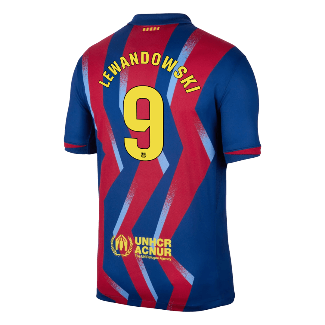 Barcelona 2025/26 Nelj?s Pelipaita Miesten LEWANDOWSKI #9 - kuva 2