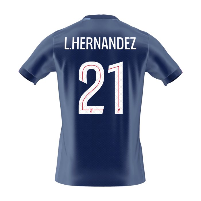 PSG 2025/26 Koti Pelipaita Miesten L.HERNANDEZ #21 [PREMIUM] - kuva 8