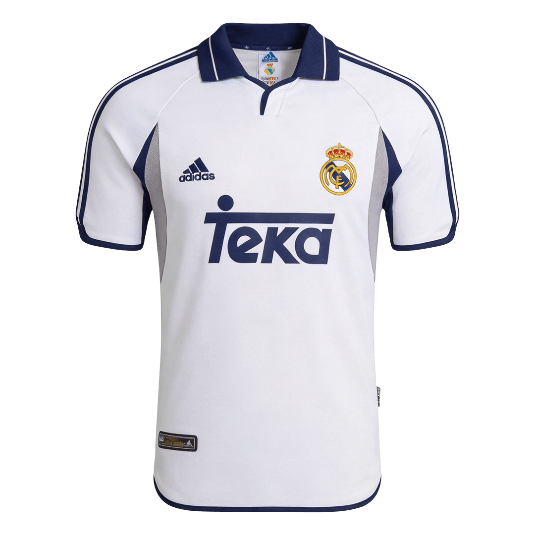 Real Madrid 2000/01 Koti Retro -pelipaita Miesten