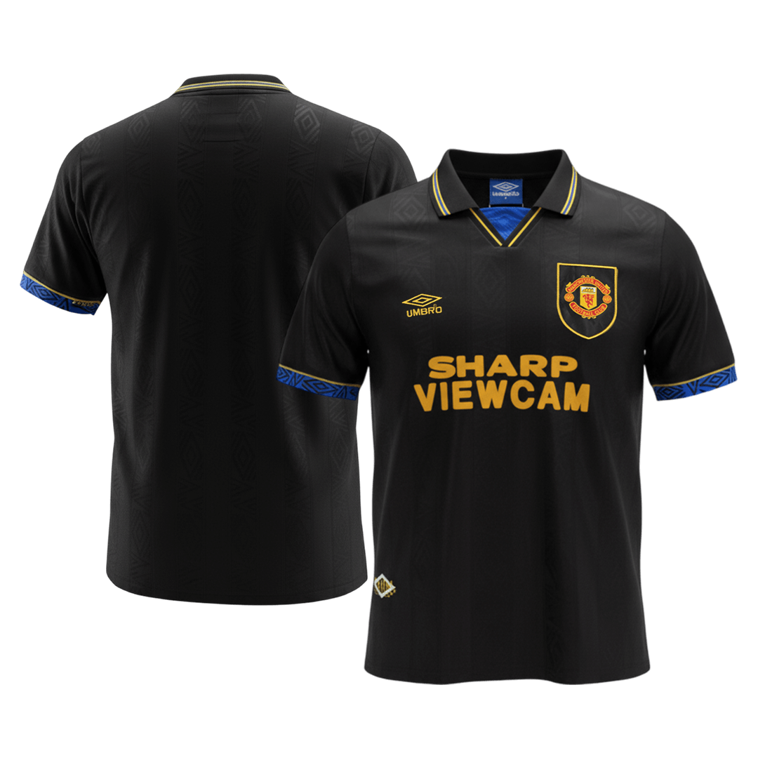 Manchester United 1993/94 Vieras Retro -pelipaita Miesten - kuva 8