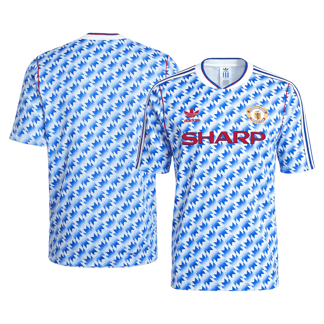 Manchester United 1990/92 Vieras Retro -pelipaita Miesten - kuva 2