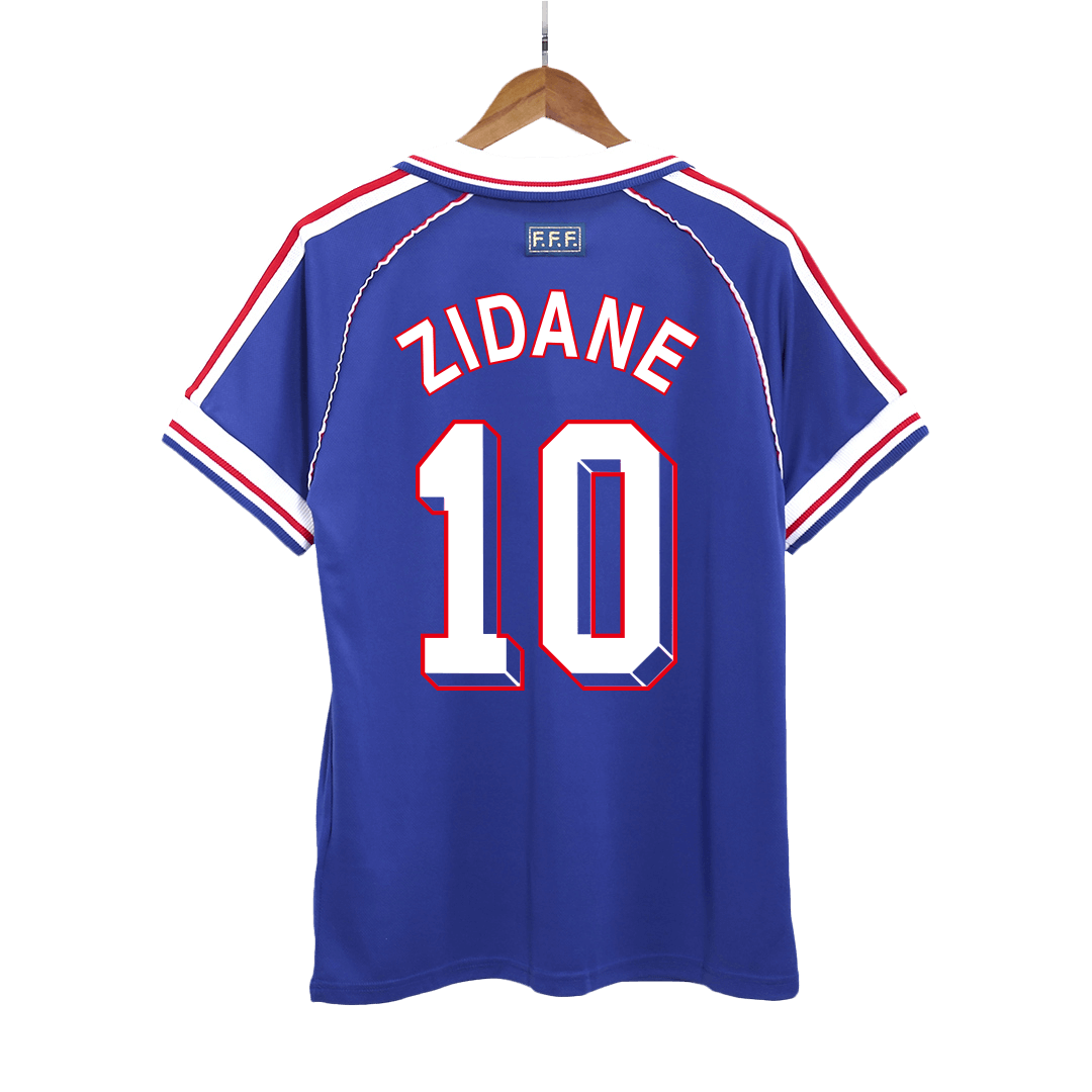 France World Cup 1998 Koti Retro -pelipaita Miesten ZIDANE #10