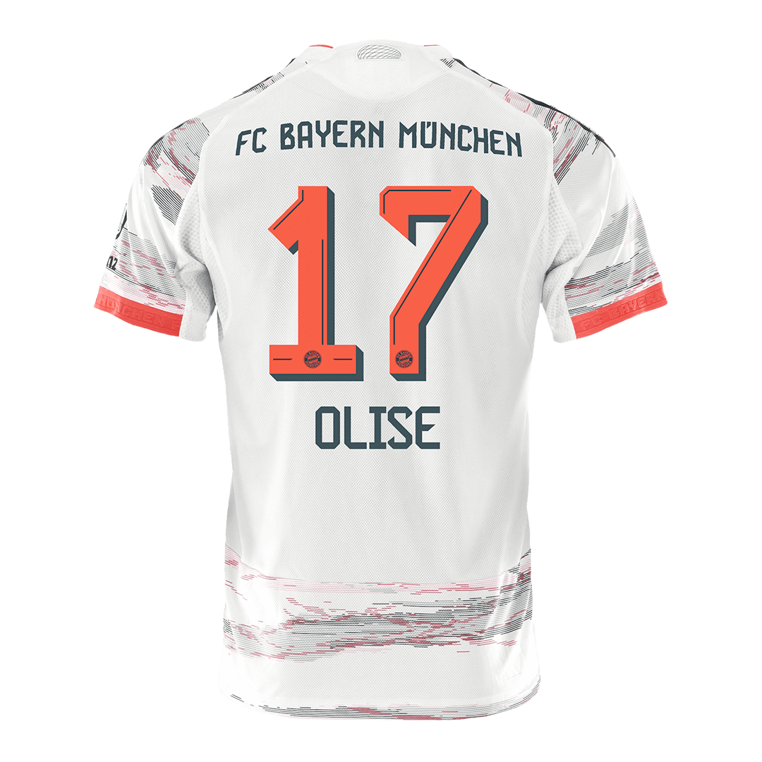 Bayern Munich 2025/26 Vieras Pelipaita (Player Version) Miesten OLISE #17 - kuva 12
