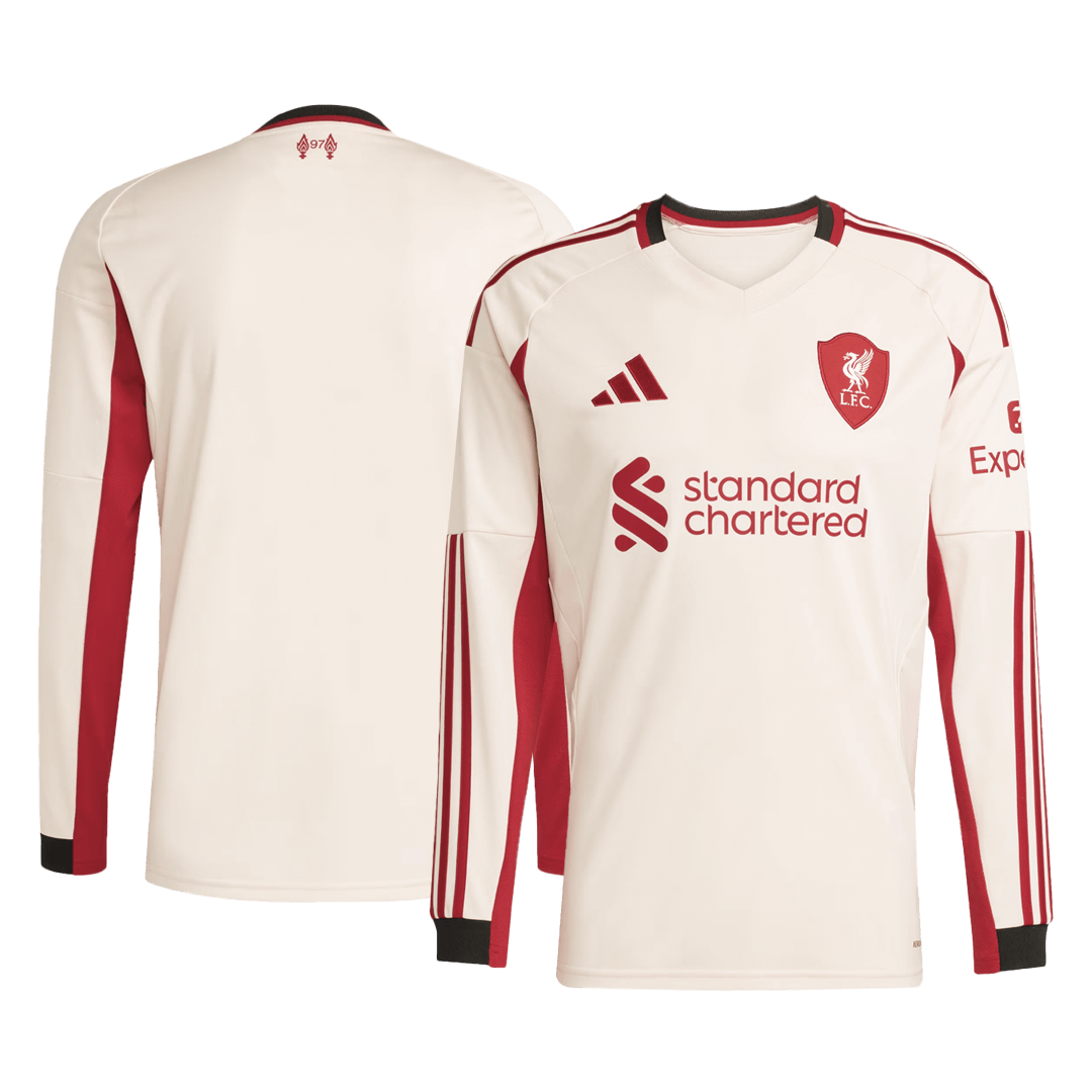 Liverpool 2025/26 Vieras Pitk?hihainen pelipaita Miesten - kuva 10