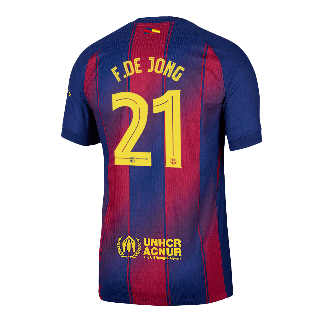 Barcelona 2025/26 UCL Koti Pelipaita (Player Version) Miesten F.DE JONG #21 - kuva 13