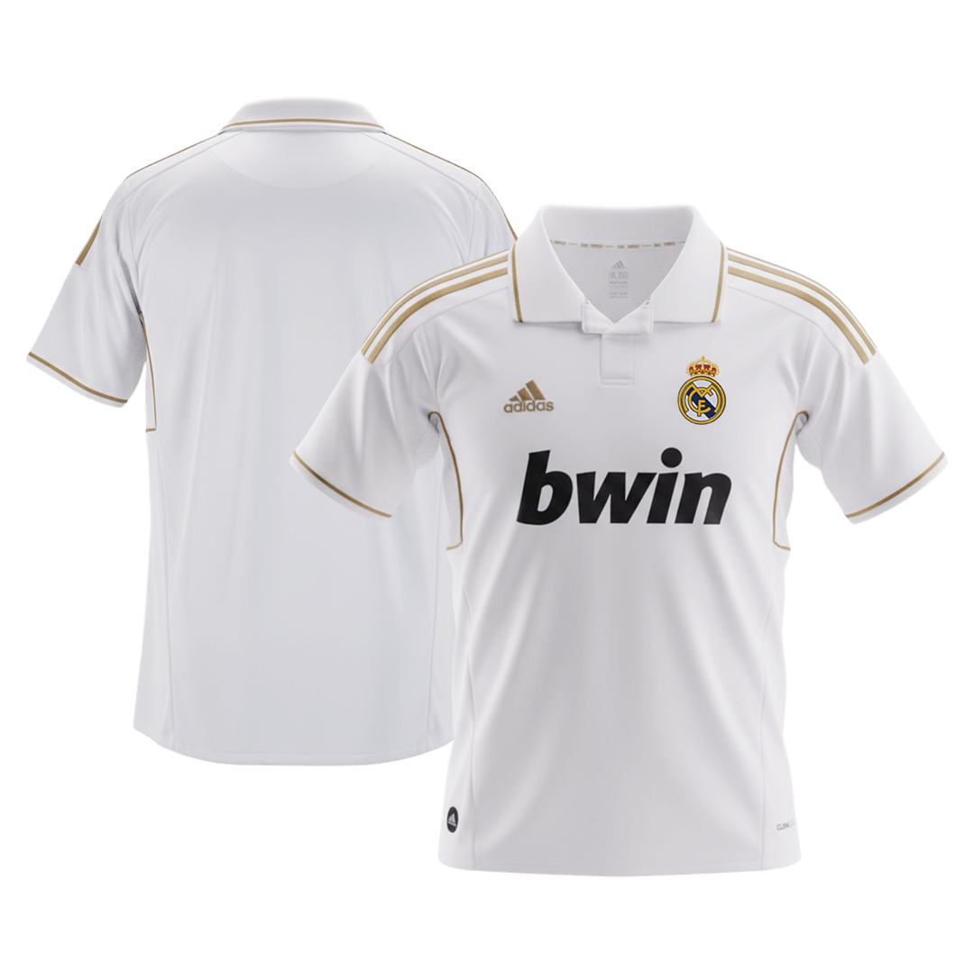 Real Madrid 2011/12 Koti Retro -pelipaita Miesten - kuva 9