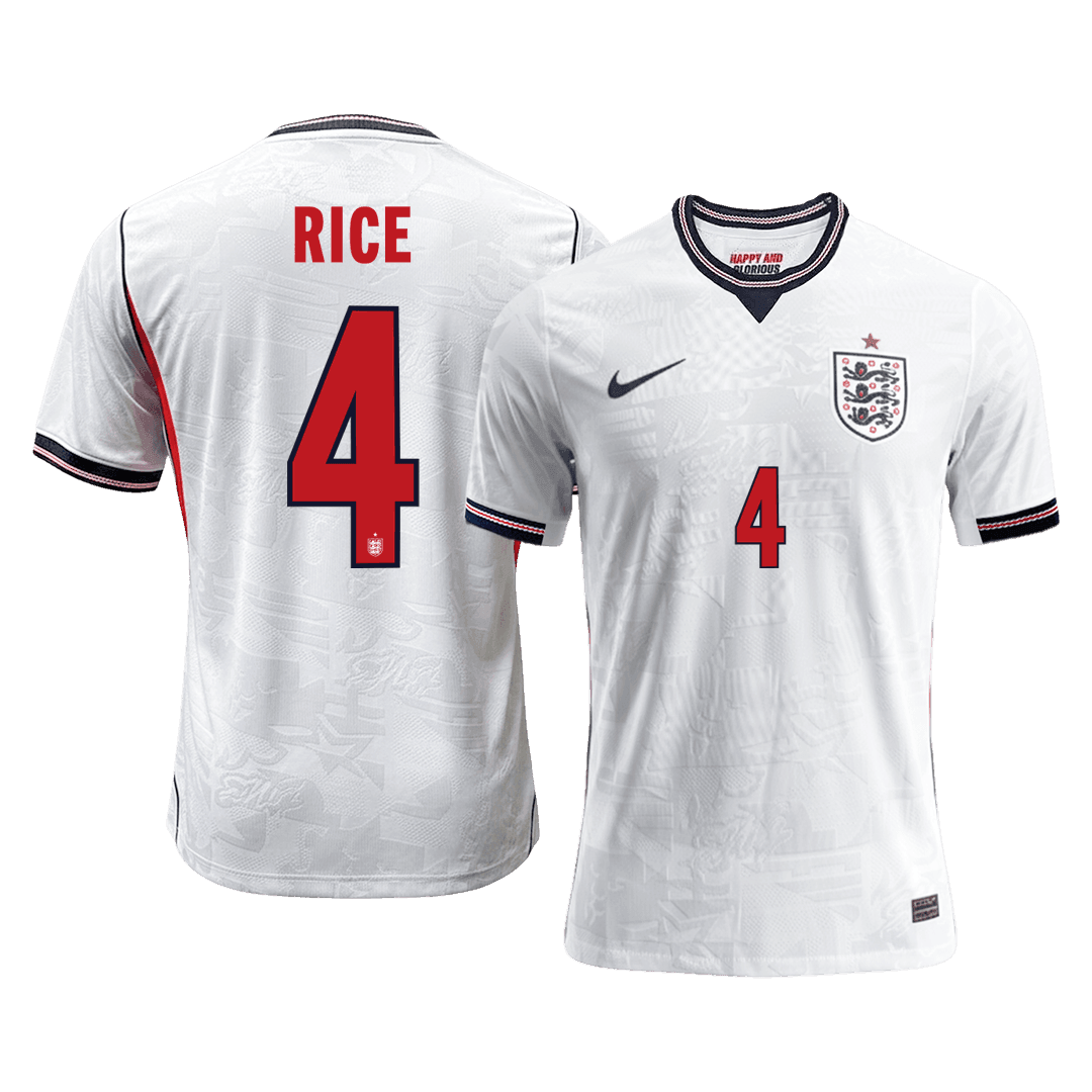 England World Cup 2026 Koti Pelipaita (Player Version) Miesten RICE #4