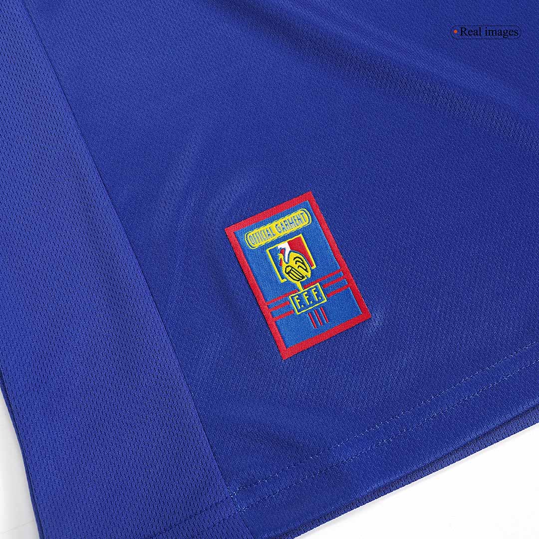 France World Cup 1998 Koti Retro -pelipaita Miesten ZIDANE #10 - kuva 2